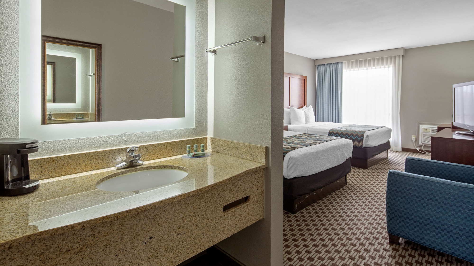 غرفة قياسية بسريرين كوين، Best Western Near Lackland Afb/Seaworld 7/8