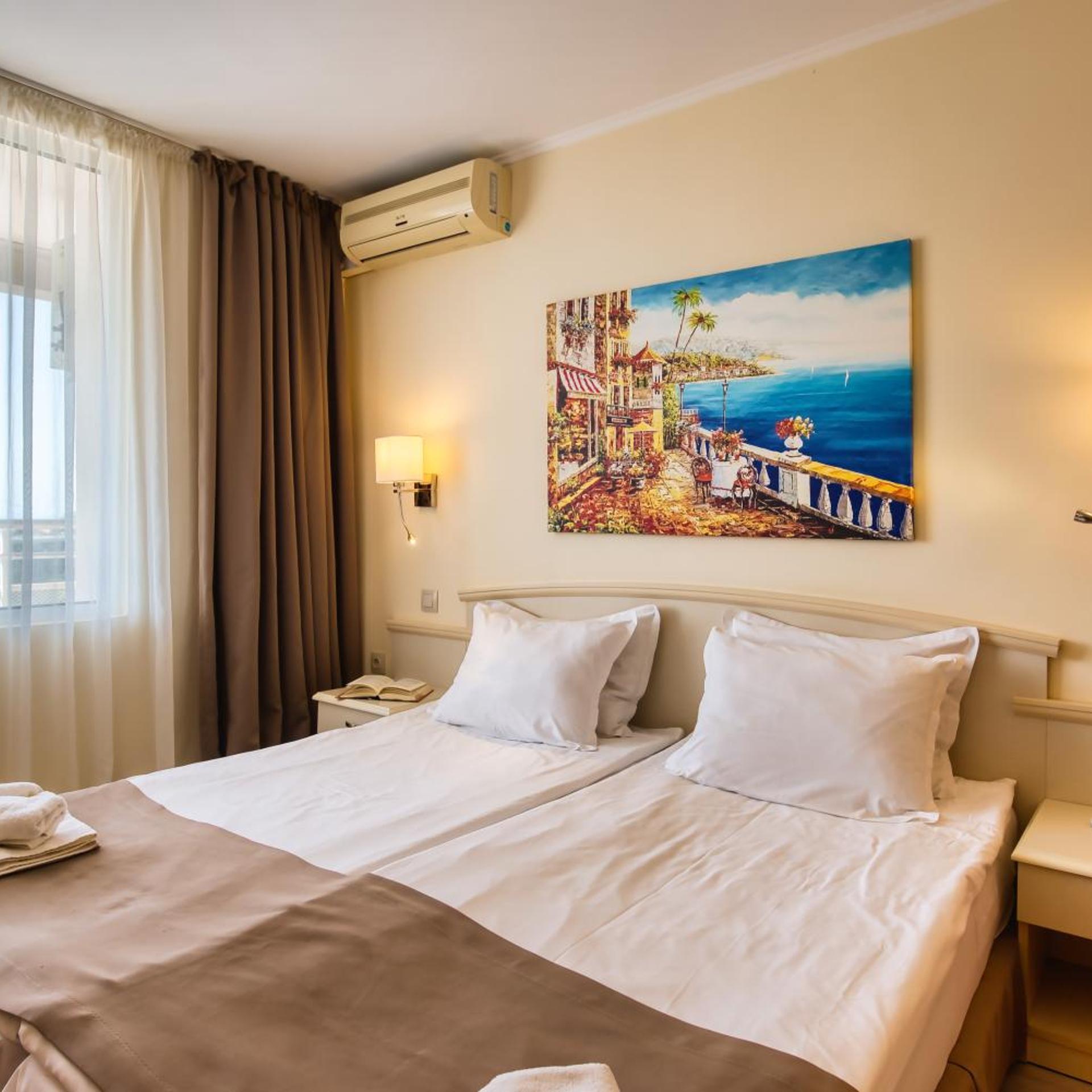 Room, Double or Twin Bed, Balcony