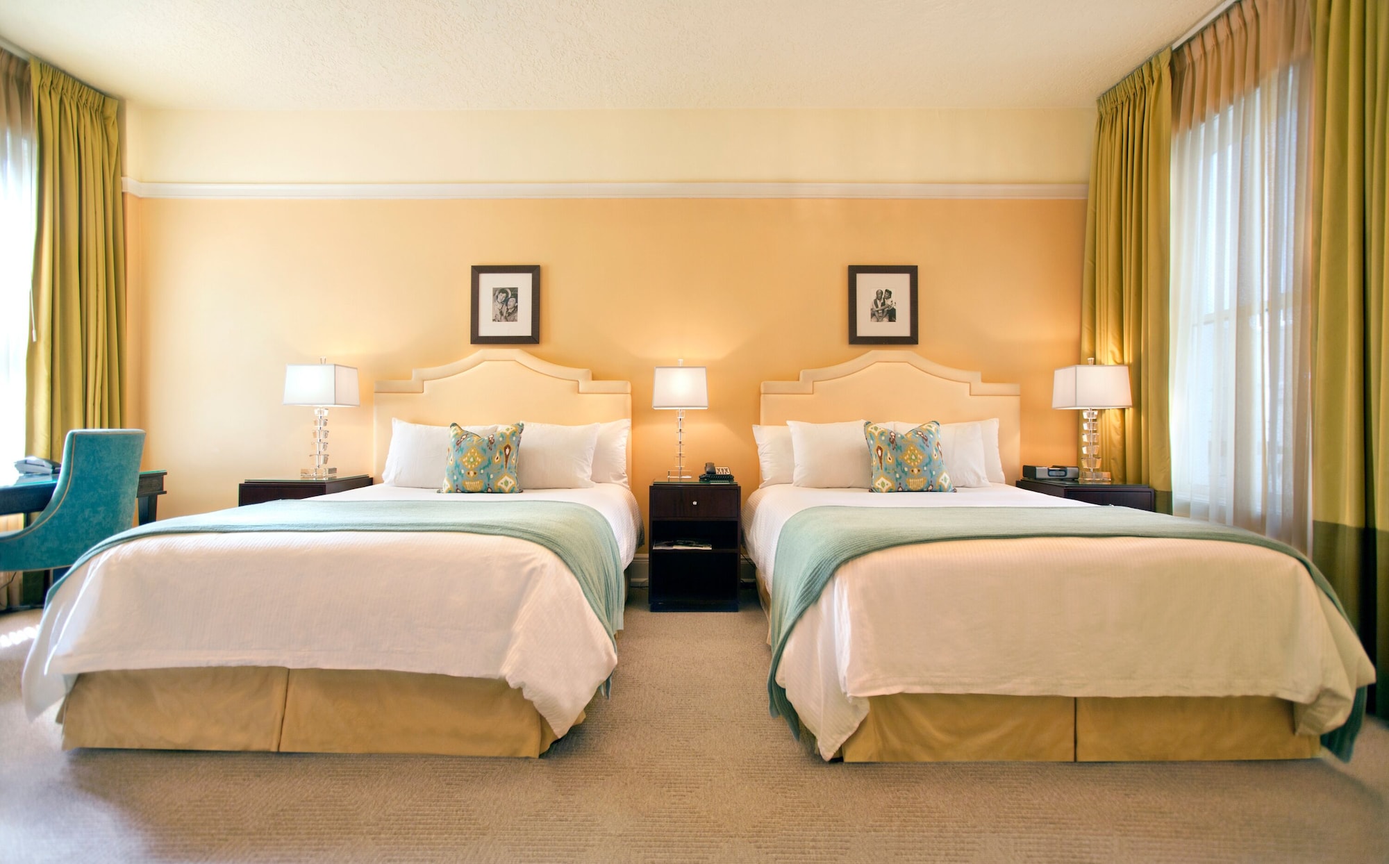 غرفة بريميوم بسريرين كوين، Hotel Deluxe Portland 2/5