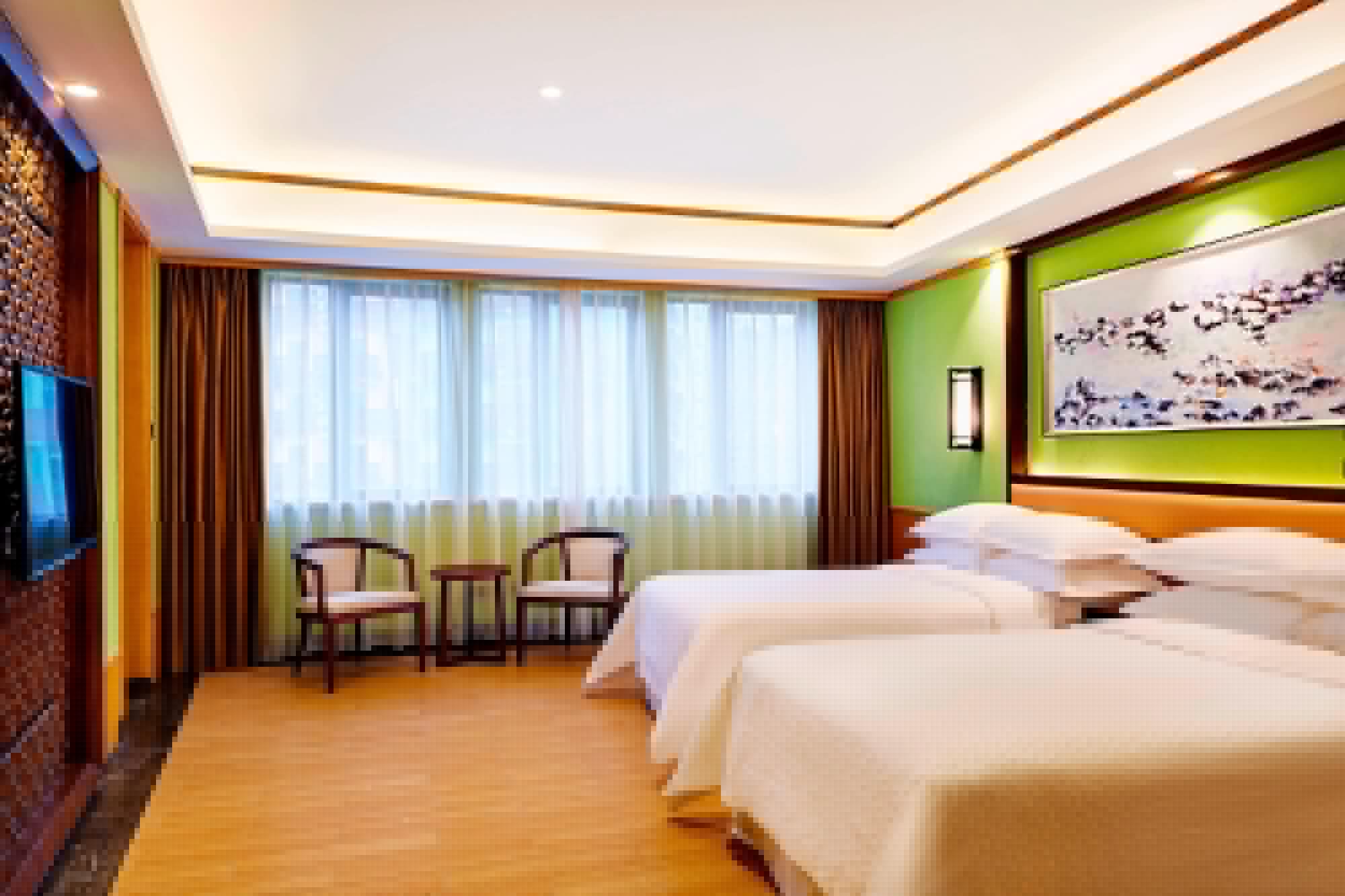 room, 2 double beds, resort view