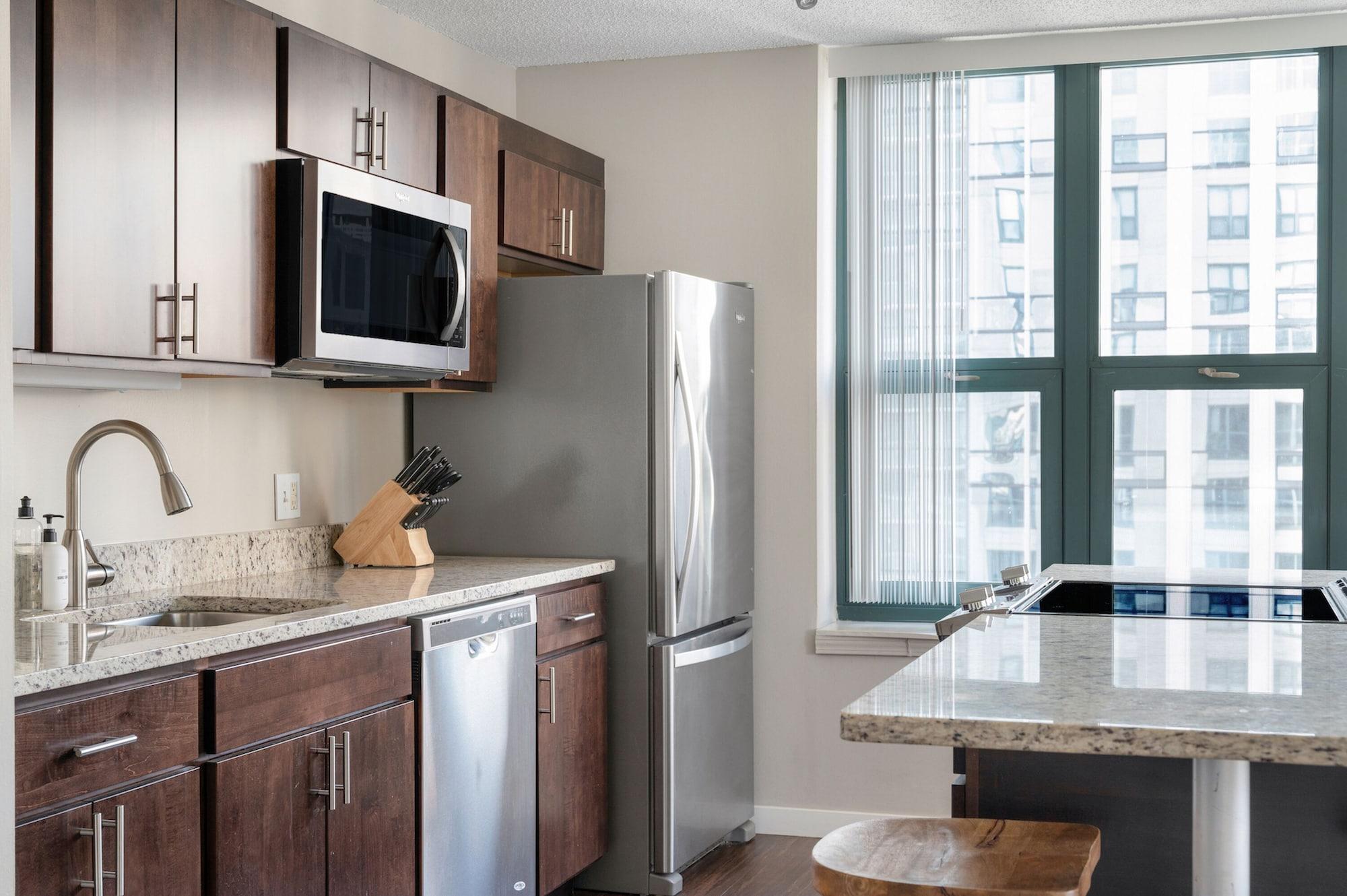 2 Bedrooms, Family, Apartment, 2 Bathrooms، Kasa Chicago River North Apartments 4/4