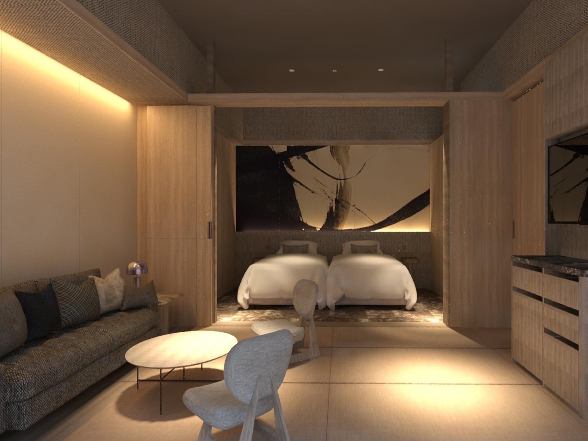 Japanese, Type A, Twin Beds، Kamenoi Hotel Arima 2/2