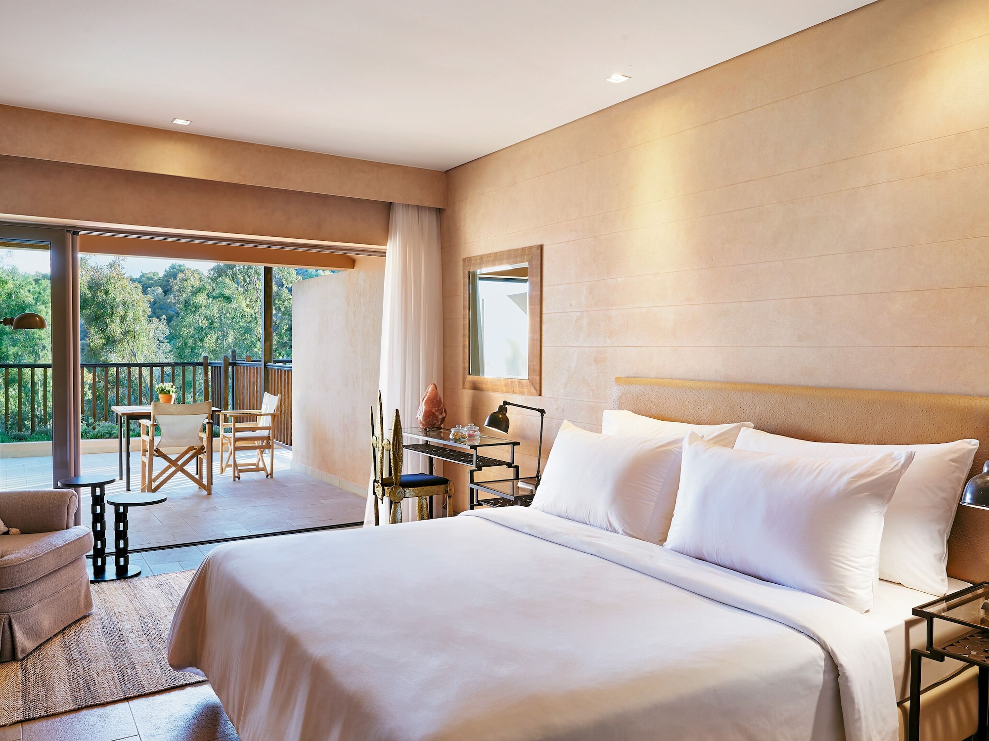 Deluxe, Family, Double Bed, Lateral Side Sea View, 2 Sofa، Cape Sounio, A Resort to Live 3/10