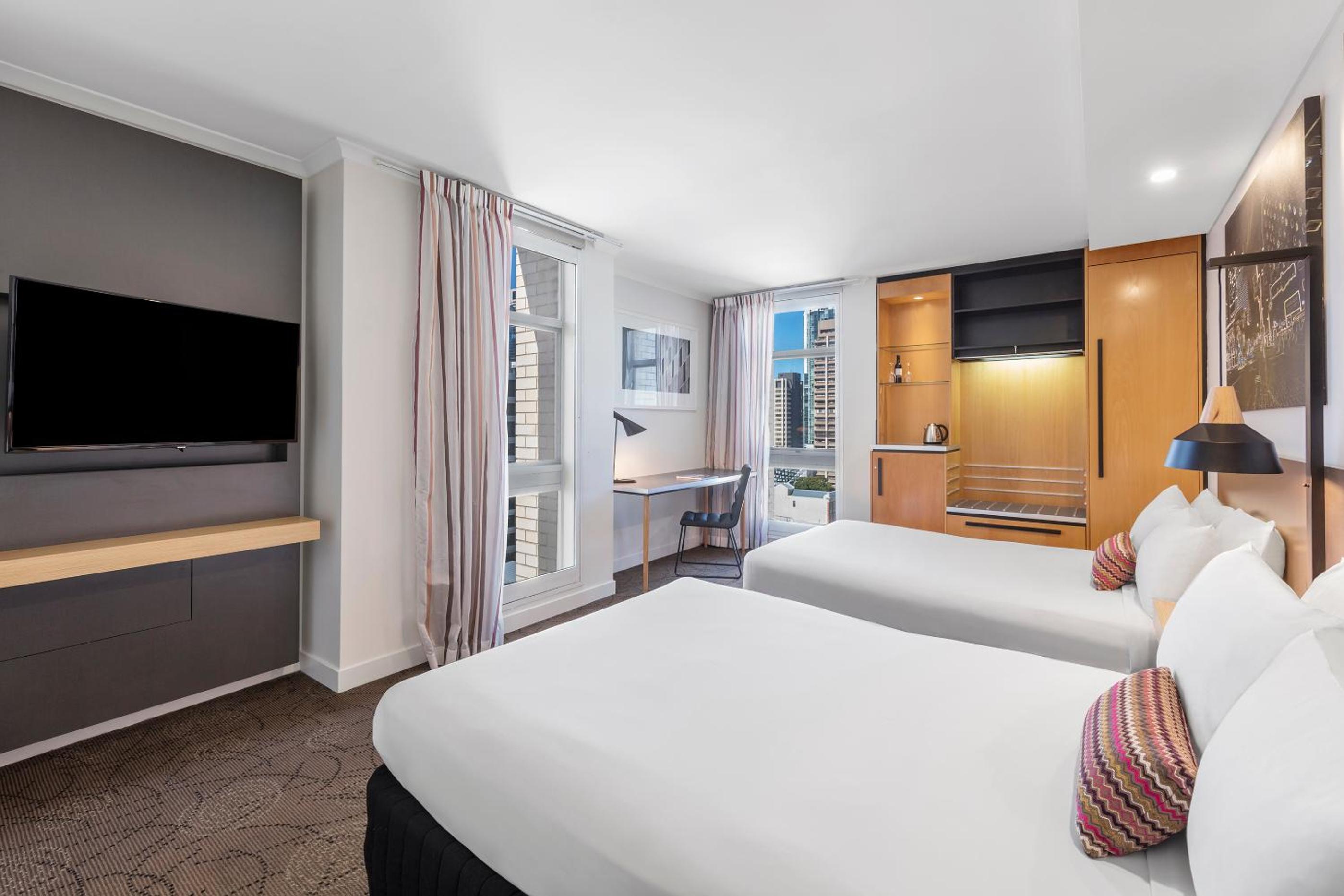 غرفة ركنية بسرير مزدوج، Mercure Brisbane King George Square 3/5
