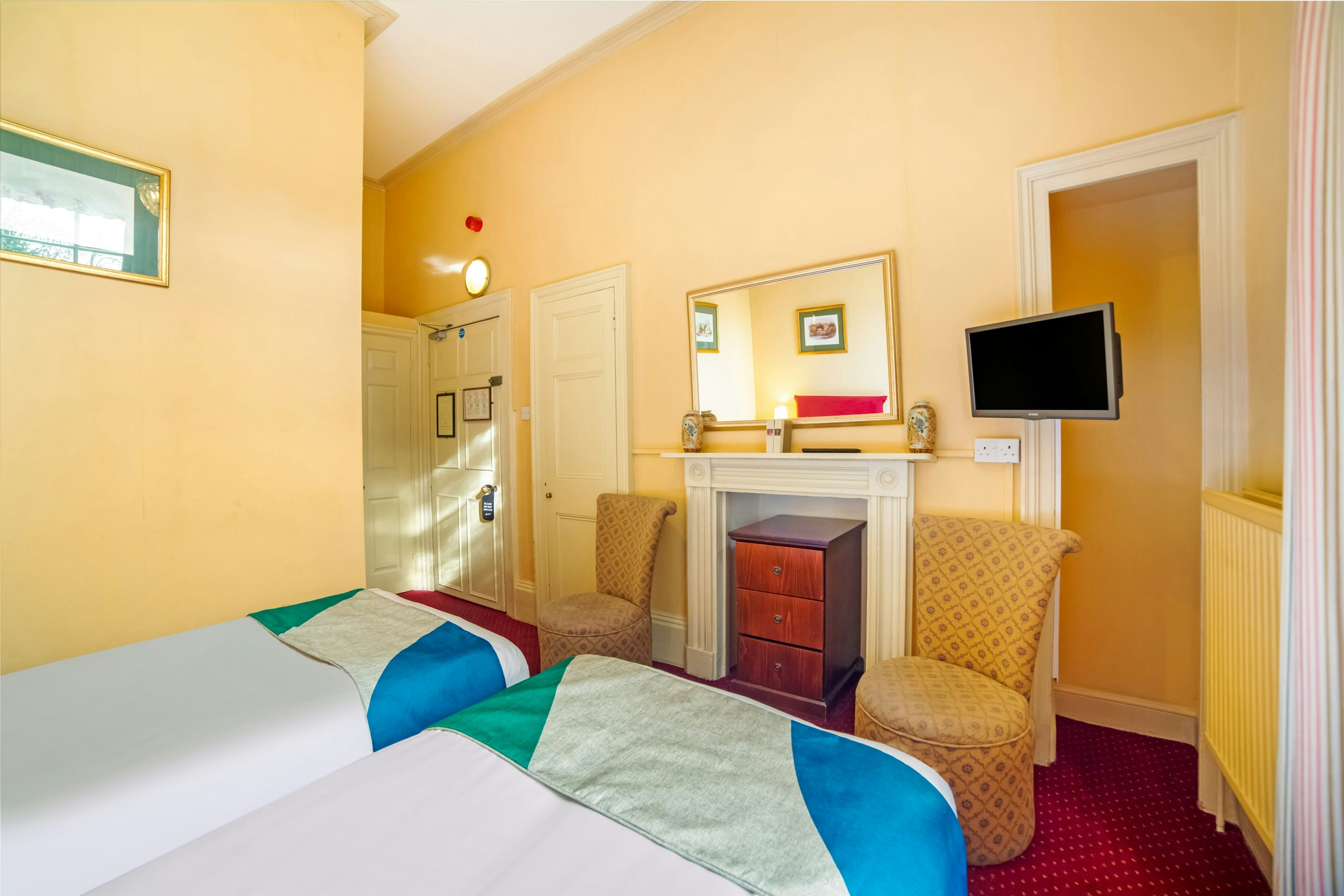 غرفة قياسية بسريرين منفصلين، OYO Bailbrook Lodge, Bath 3/4
