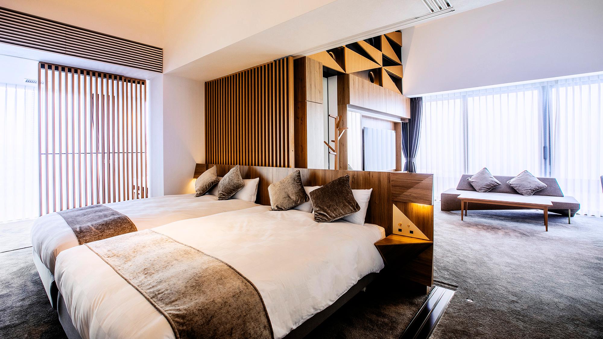Junior Suite, Twin Beds, Night View, Club Lounge Access, Club Floor