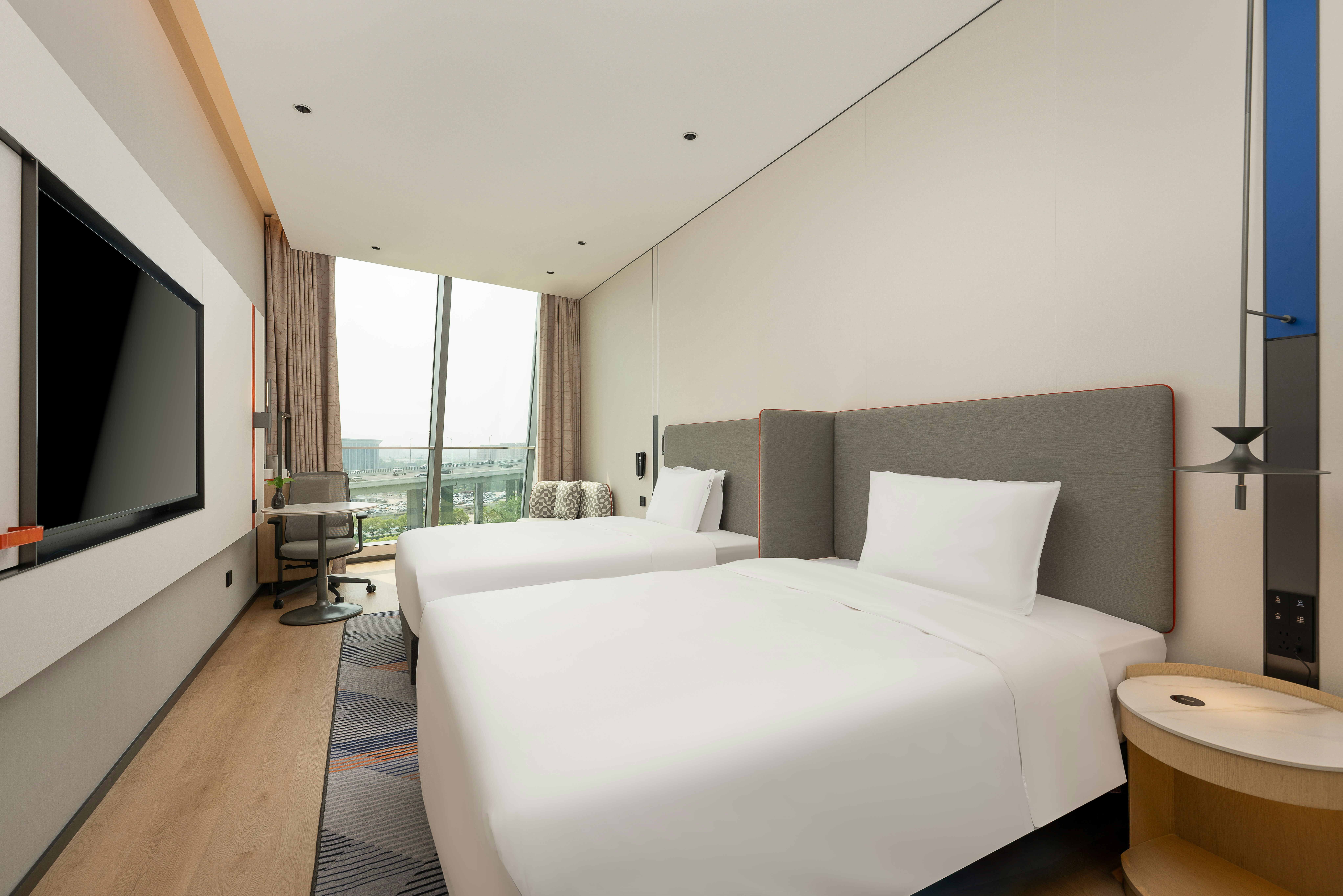 Standard, 2 Double Beds, Extra Floor Space