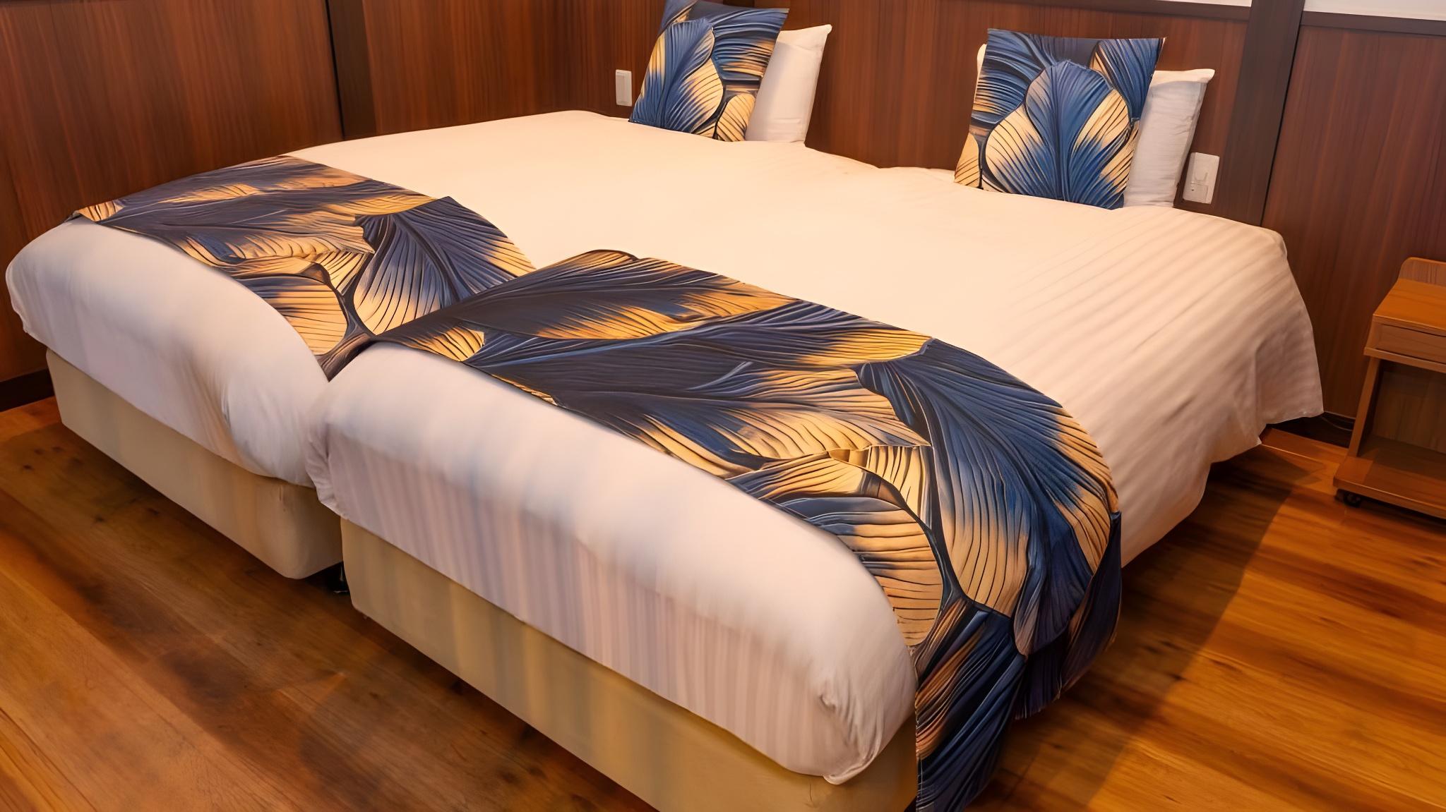 Garden, Standard, Twin Beds, Mountain View