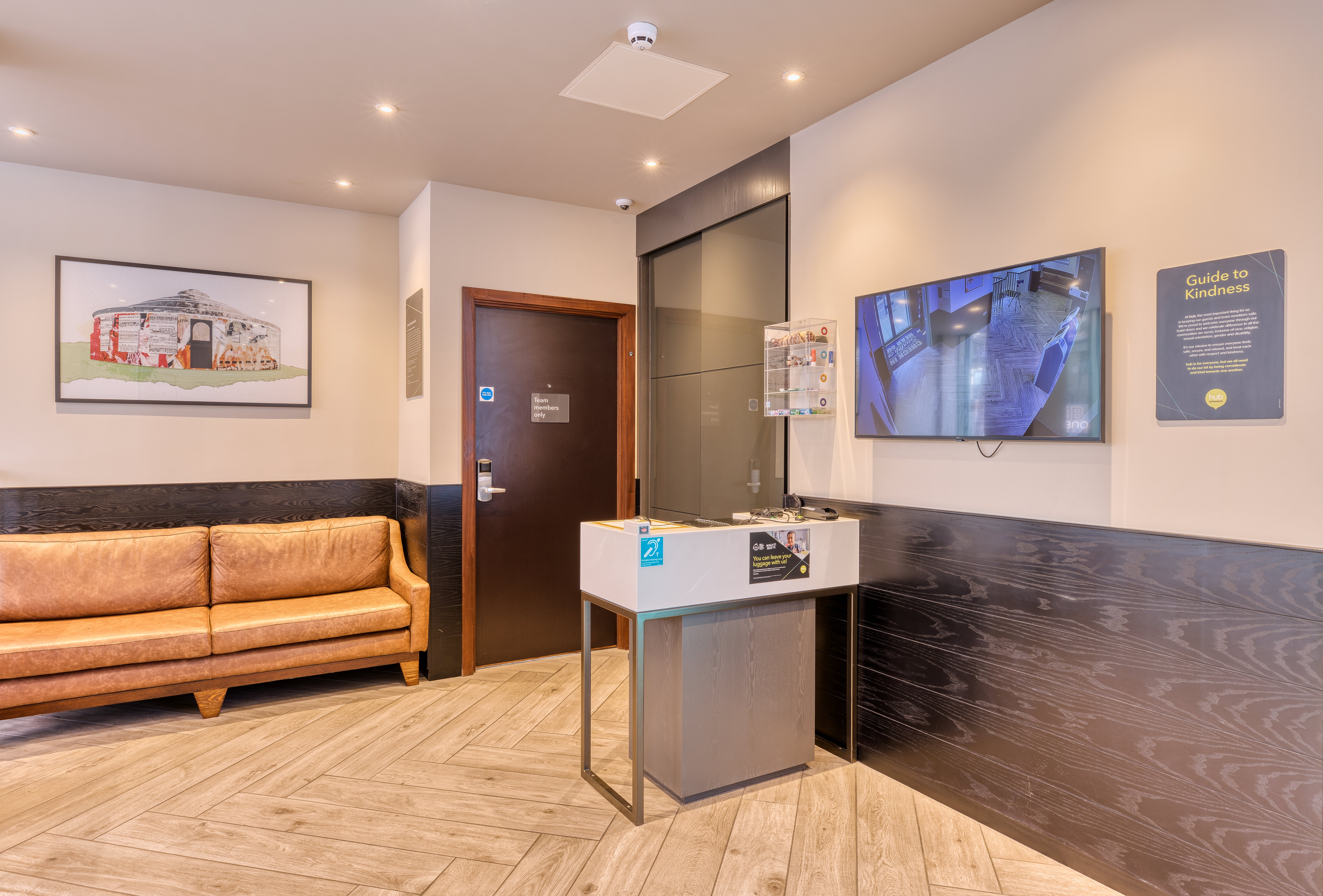 Lobby at Hub by Premier Inn London Camden, LONDON