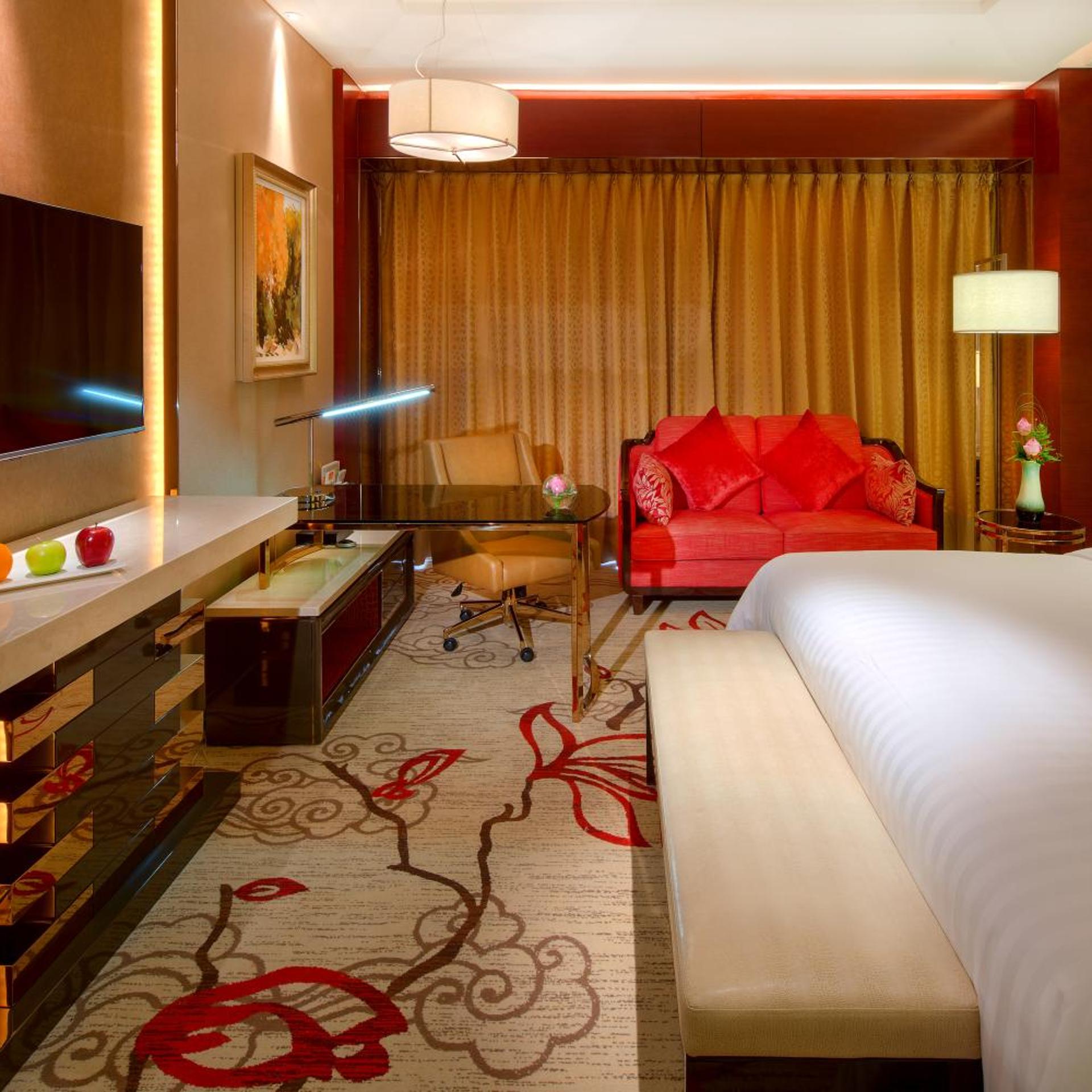 غرفة ديلوكس بسرير كوين، SANDING NEW CENTURY GRAND HOTEL YIWU 5/7