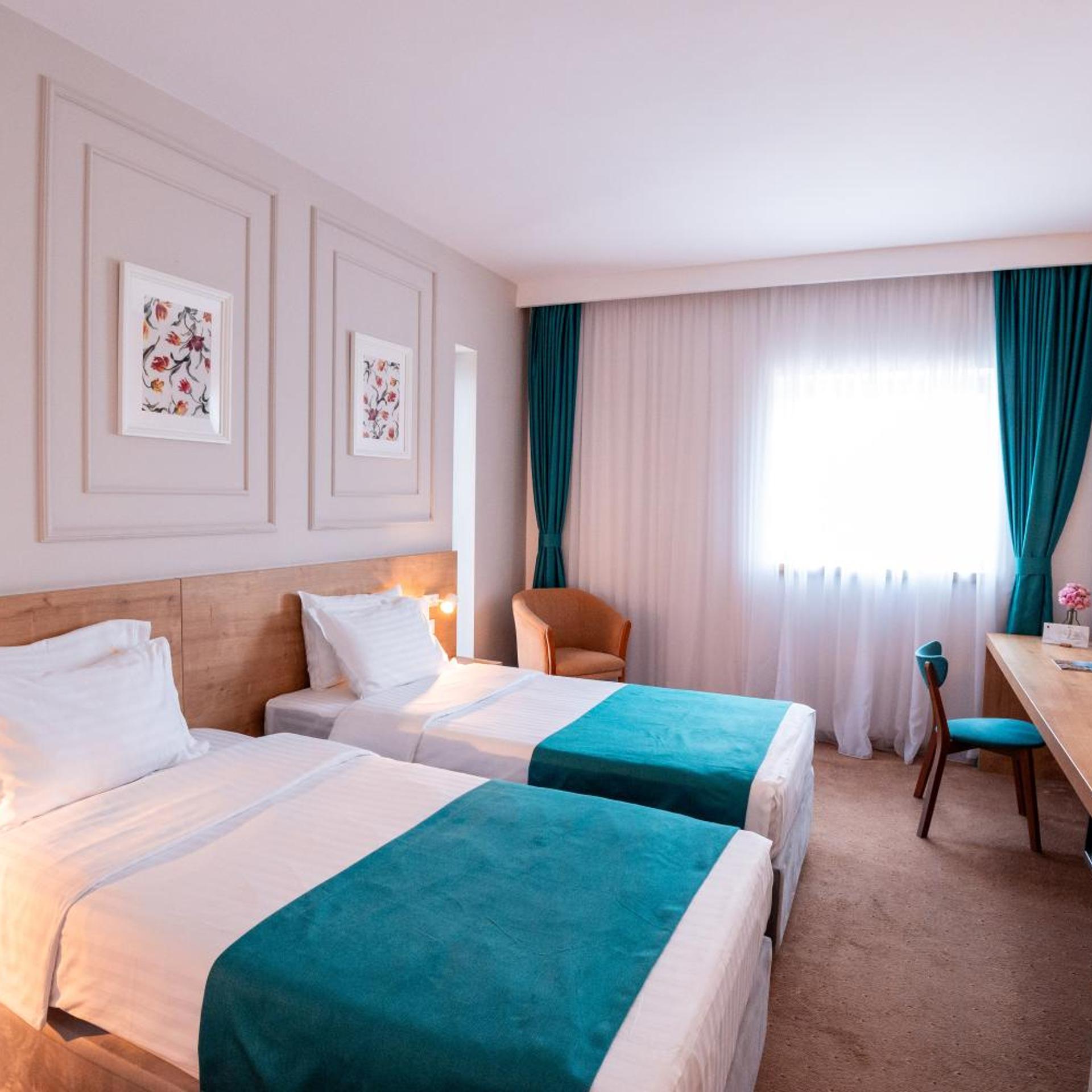 غرفة بسرير مزدوج أو سريرين منفصلين، Stil Hotel 7/10