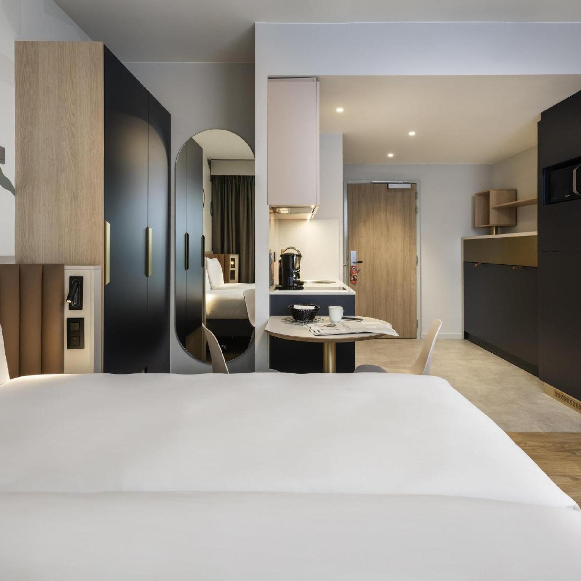 Elegant, Studio, Quadruple، Aparthotel Adagio Access Brussels Delta 7/10