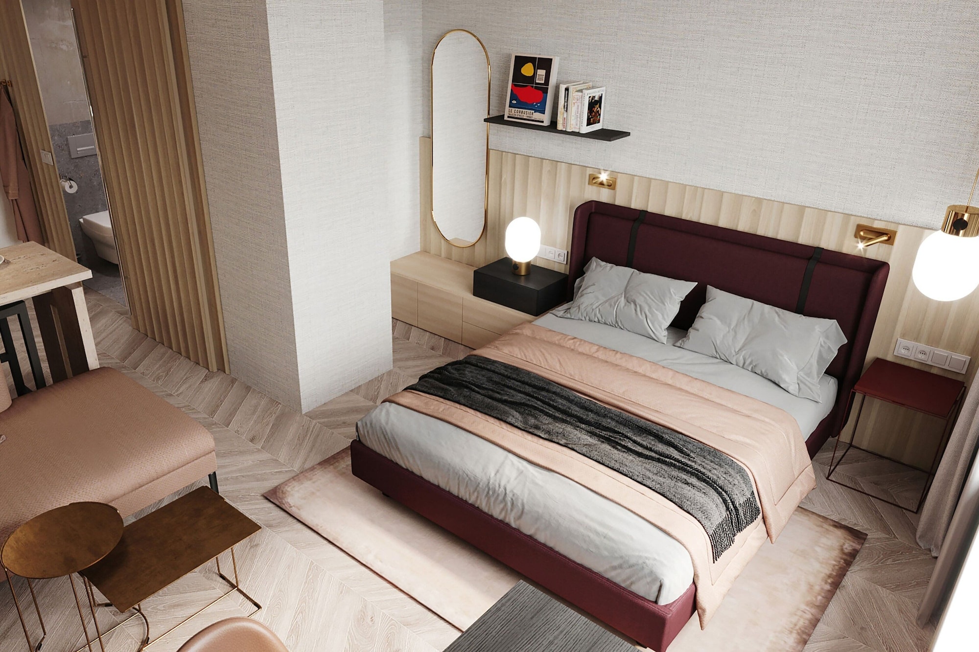 Comfort, Studio, Queen Bed