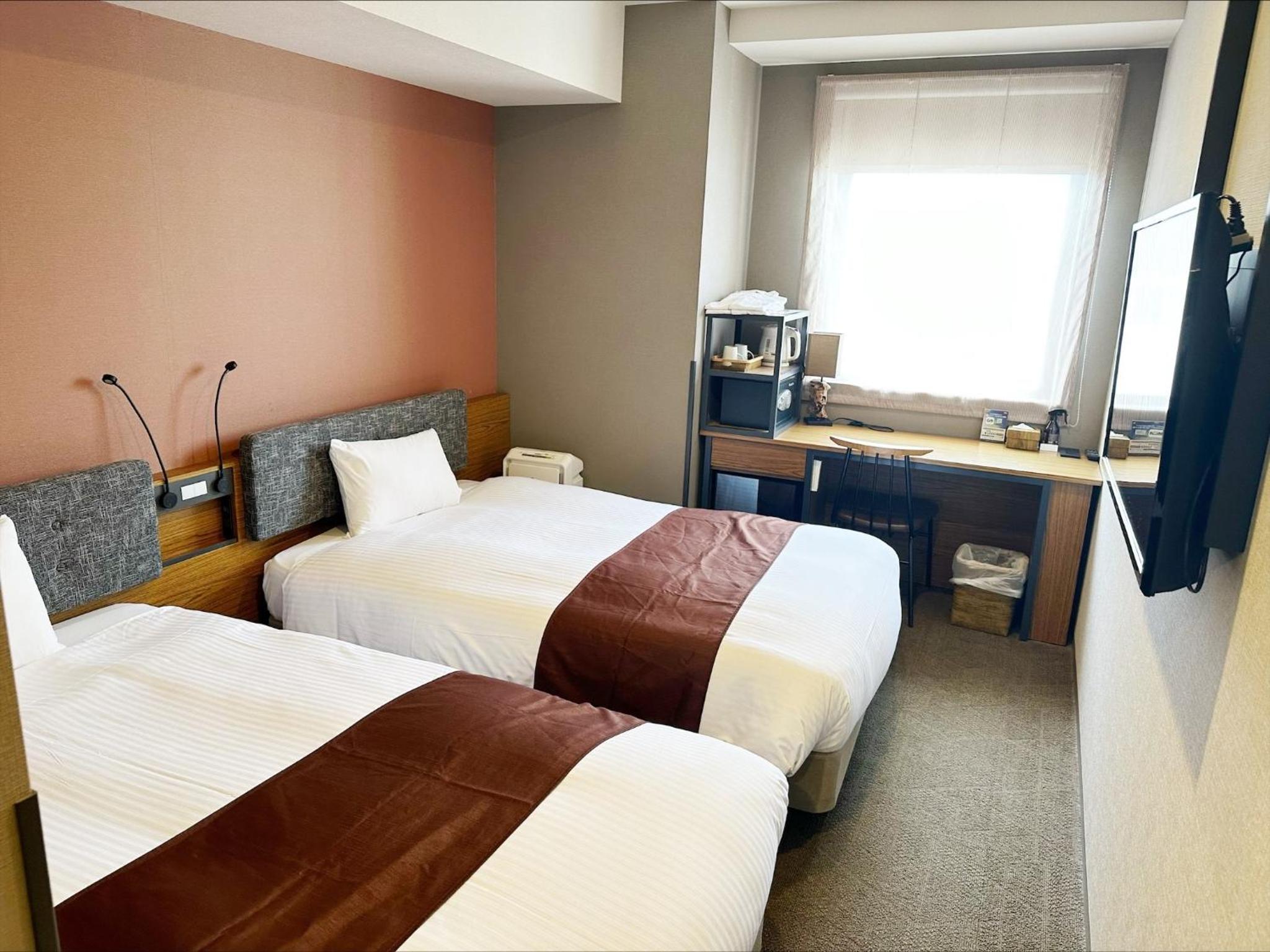غرفة بسريرين منفصلين في طابق مرتفع، Hotel Sui Akasaka by Abest 3/6