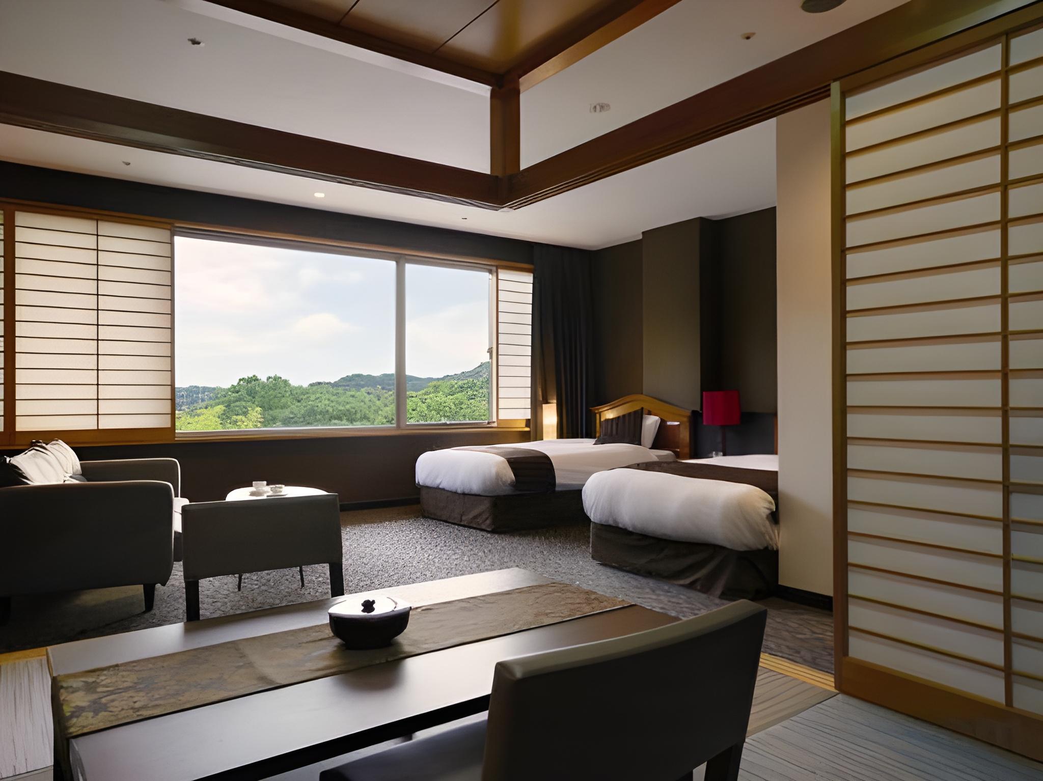 Japanese Western, Semi Room, Suite, Twin Beds, 3 Futon Beds