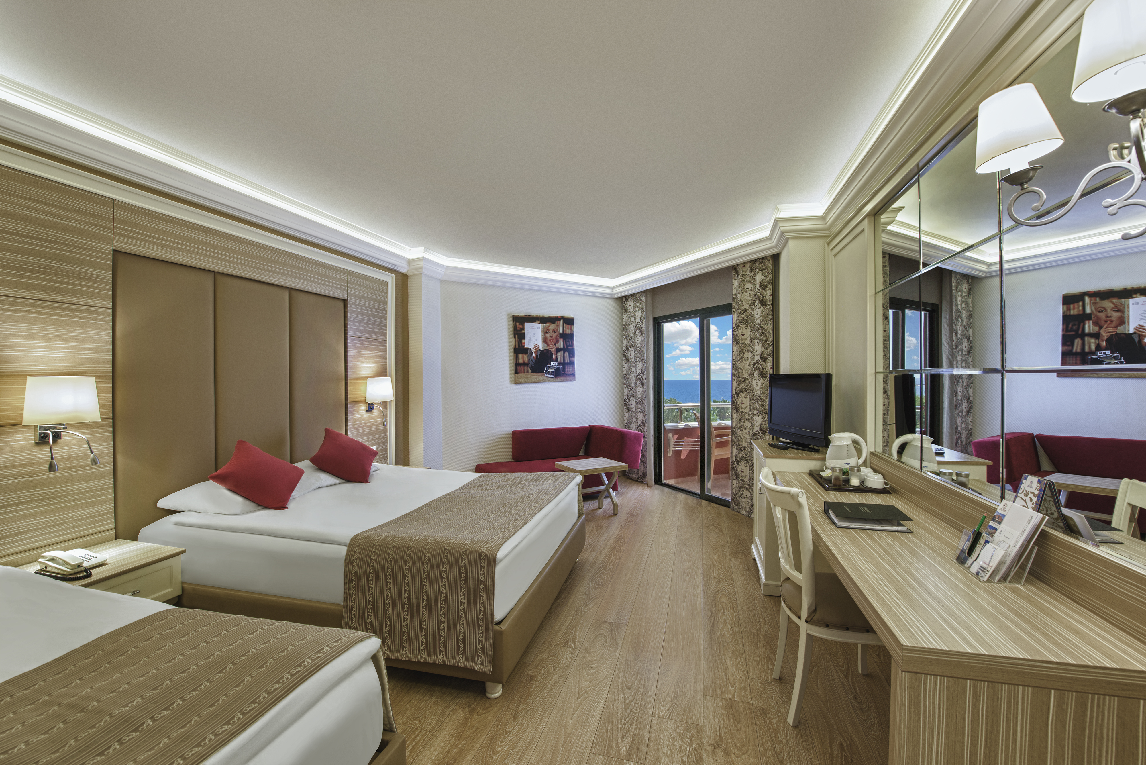 Room, Double Bed, Land View