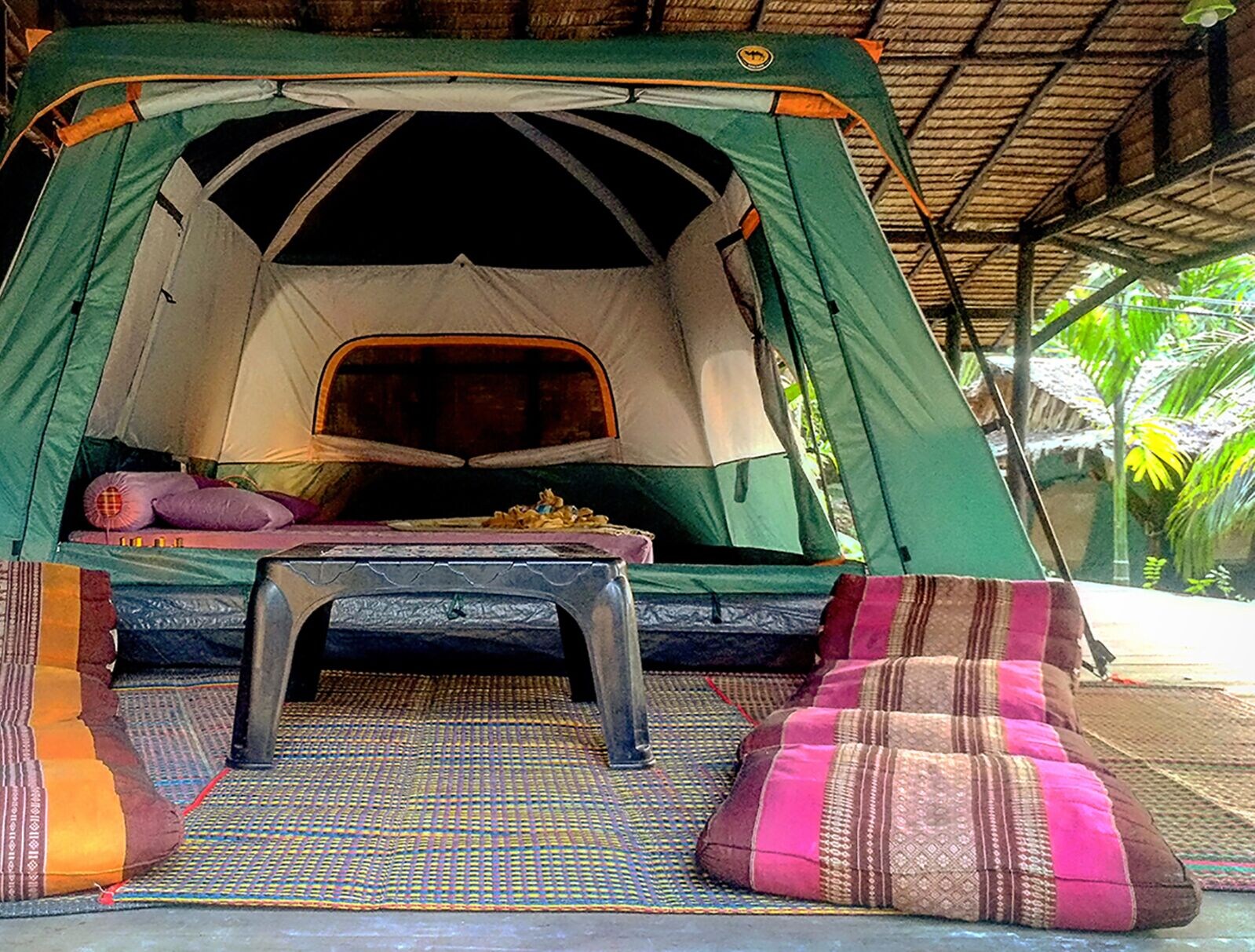 Deluxe, Tent, Twin Beds, Park View, Patio