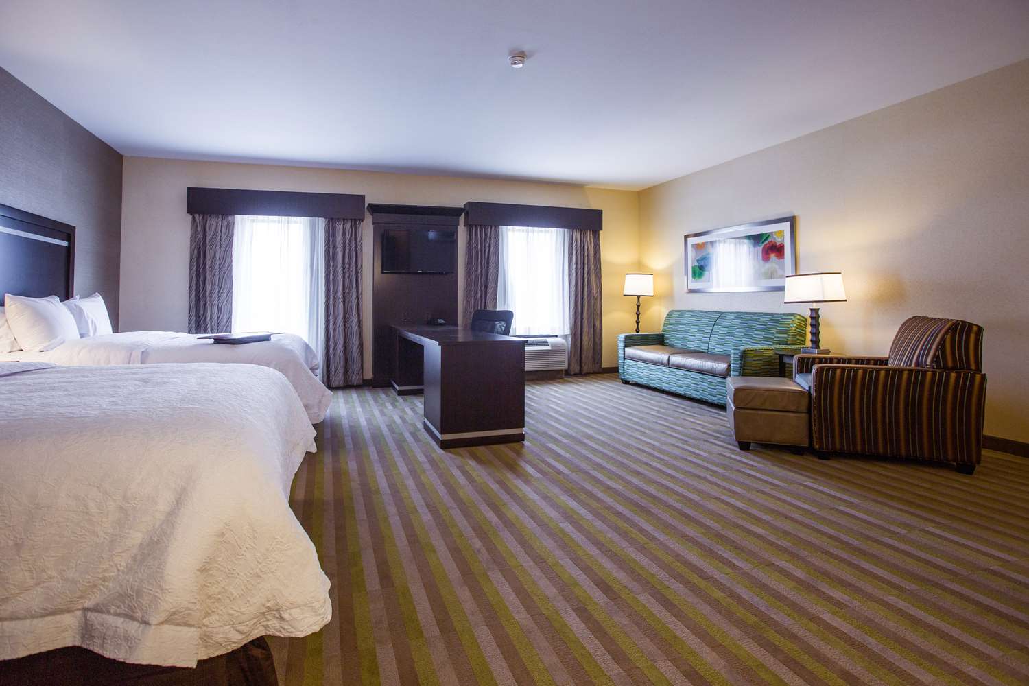 جناح استوديو بسريرين كوين، Hampton Inn And Suites Toledo Westgate 2/4