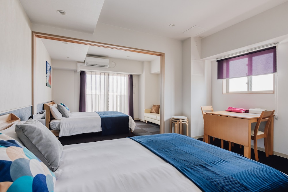 غرفة بريميوم بسريرين مزدوجين مع أريكة، Bon Condo Namba Nipponbashi 2/10