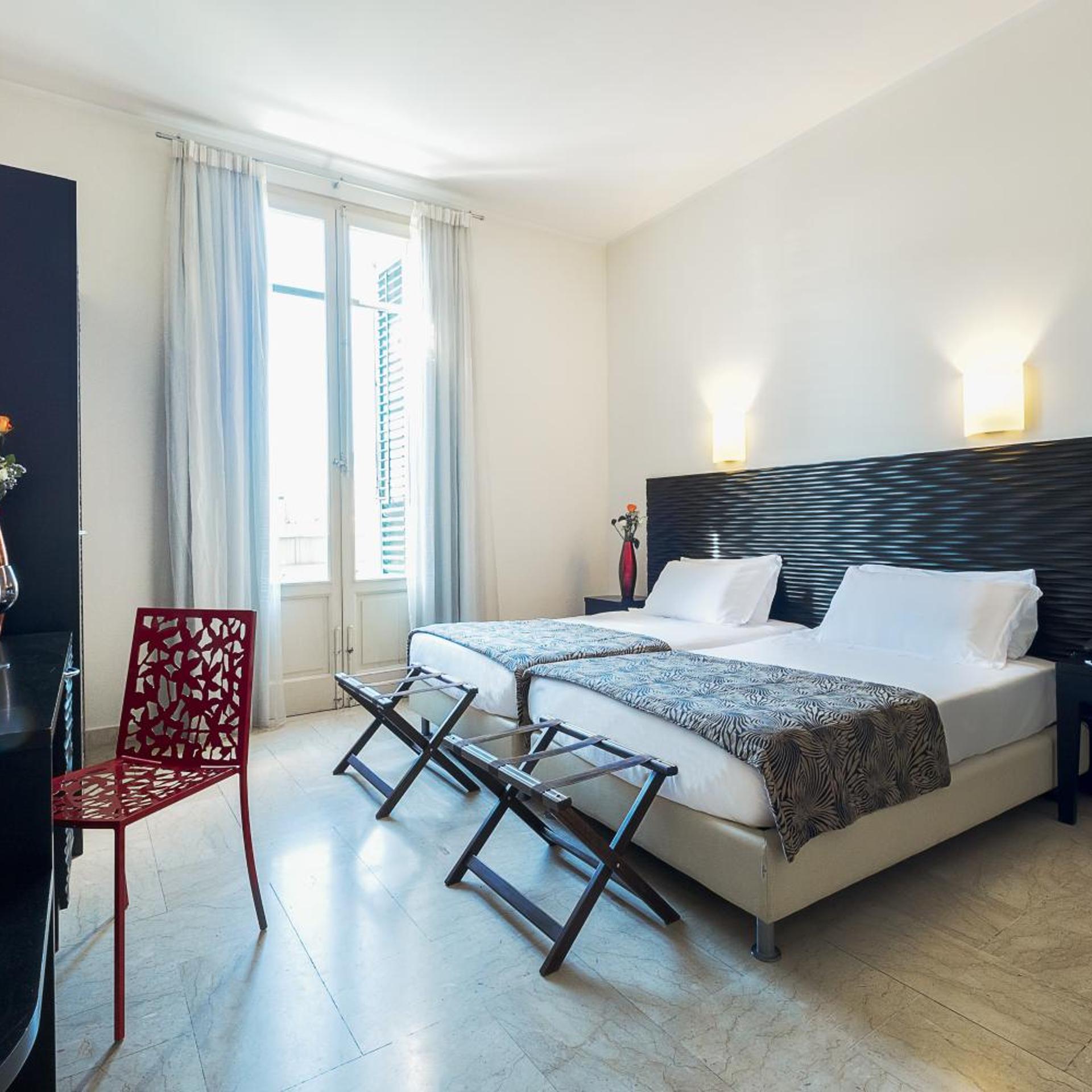 غرفة أساسية بسرير مزدوج أو سريرين منفصلين، Hotel Garibaldi 2/7