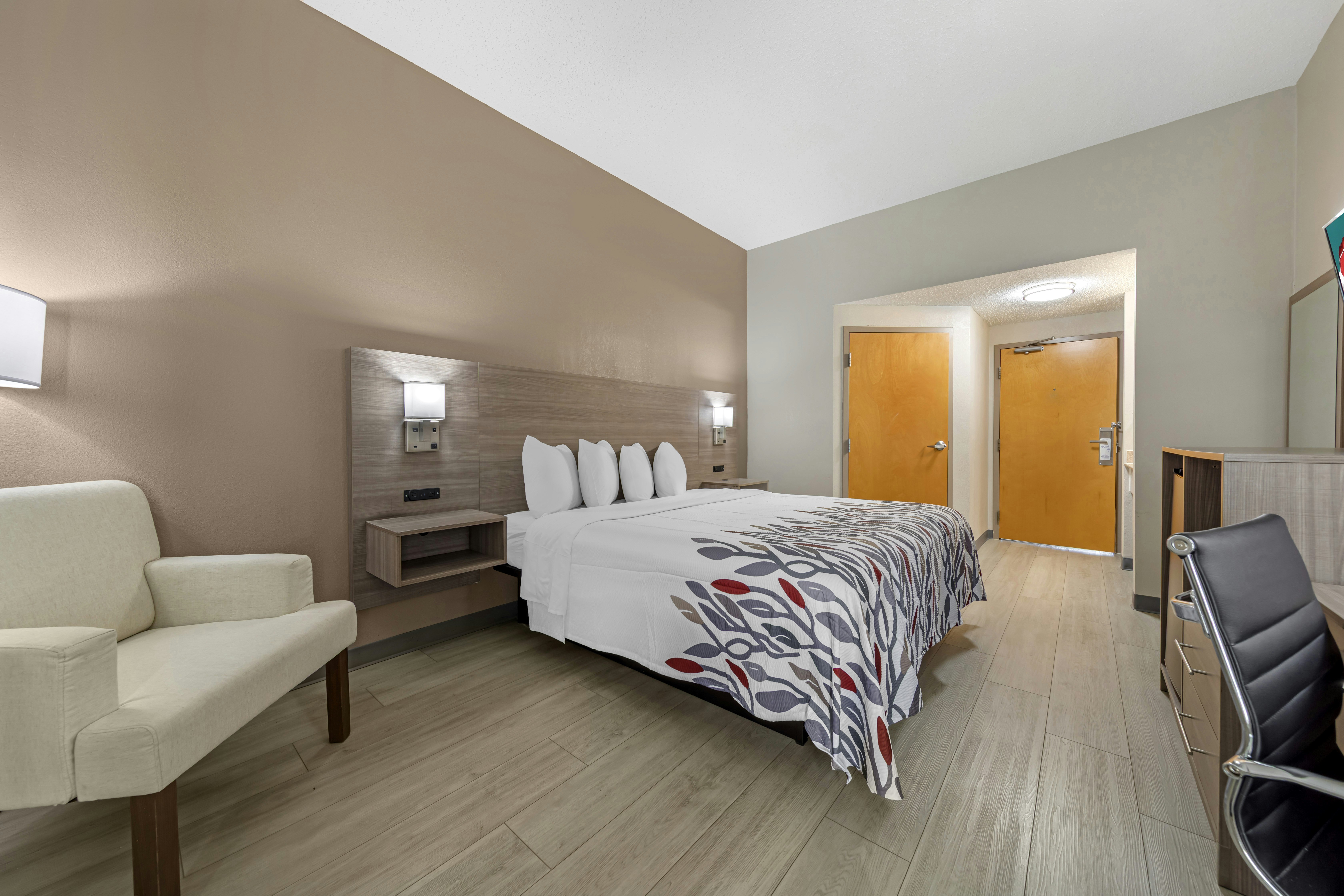 غرفة ديلوكس بسرير كينج، Red Roof Inn & Suites Philadelphia - Bellmawr 3/8
