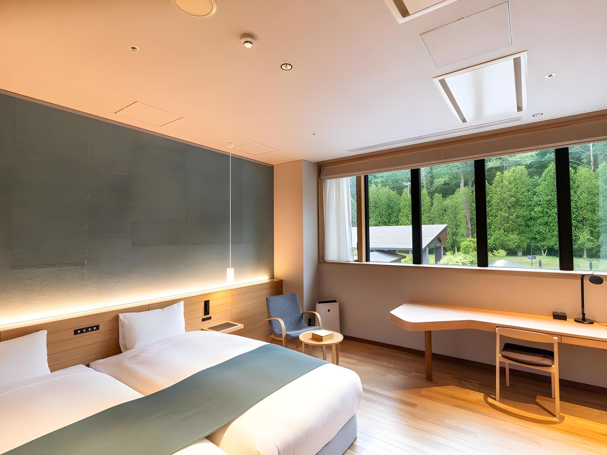 Standard, Twin Beds, Mountain View, East Wing