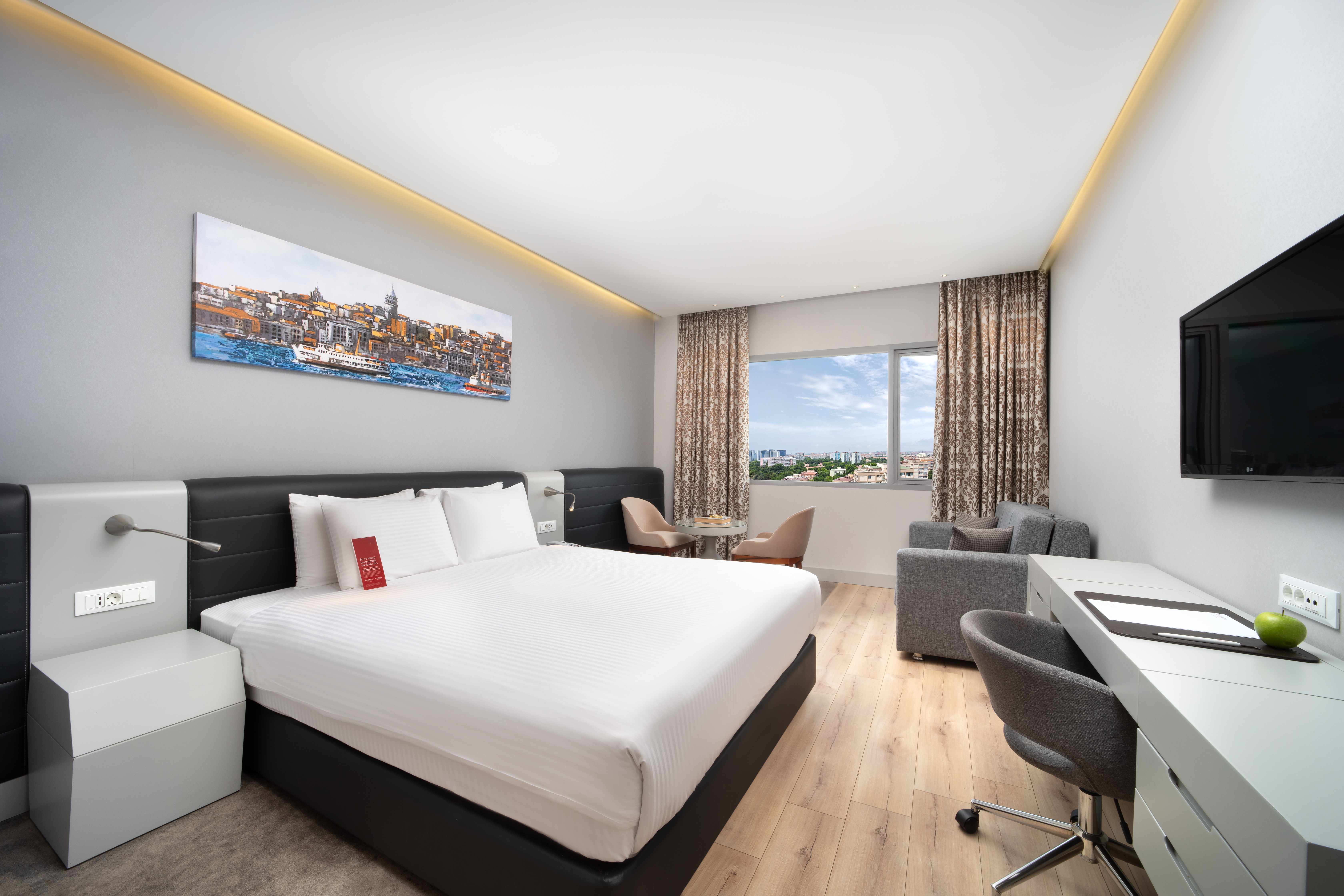 Deluxe, Double Bed, Sea View