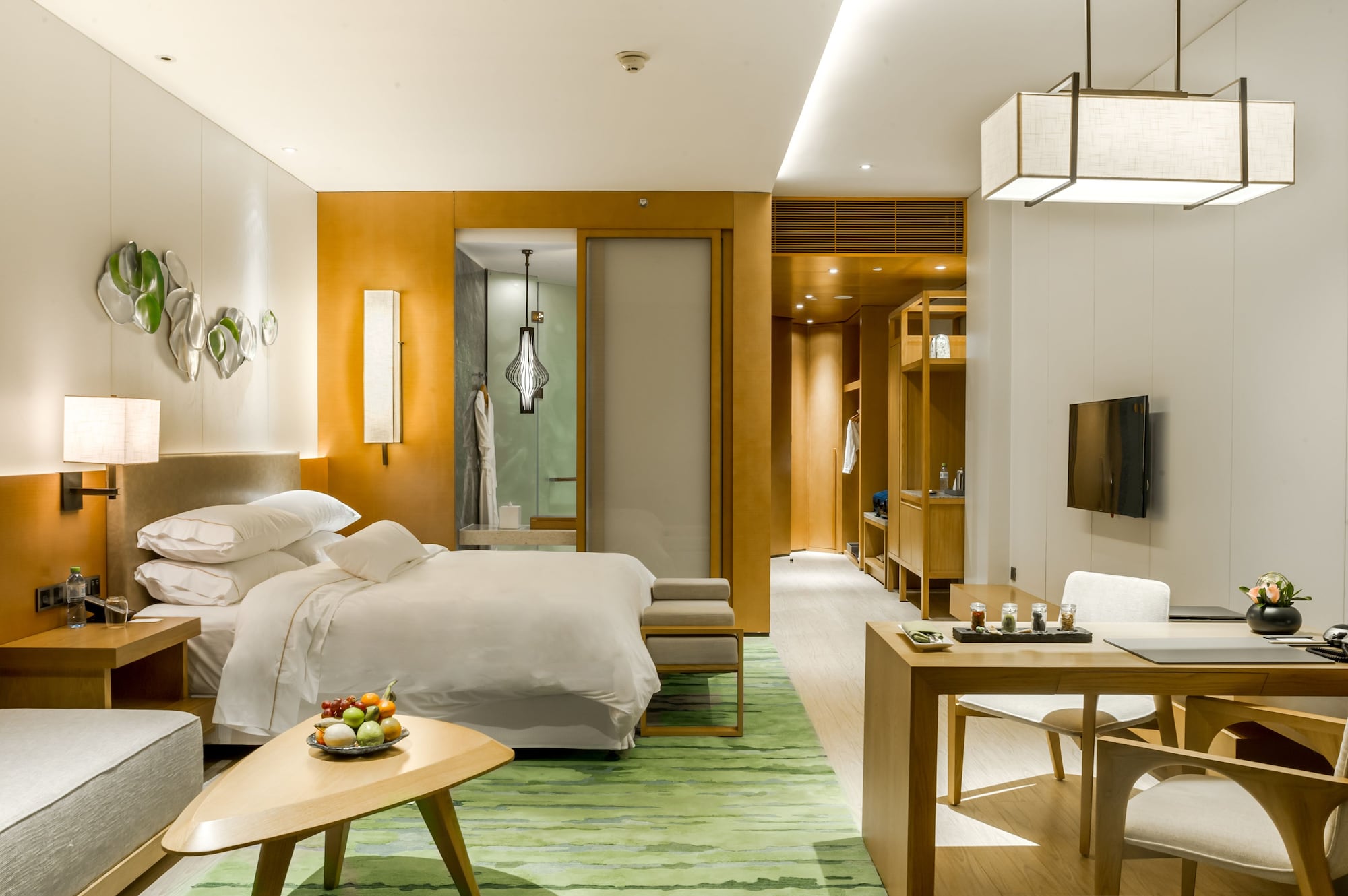 غرفة بسرير كينج بإطلالة على الحديقة، THE WESTIN SHIMEI BAY RESORT 4/6