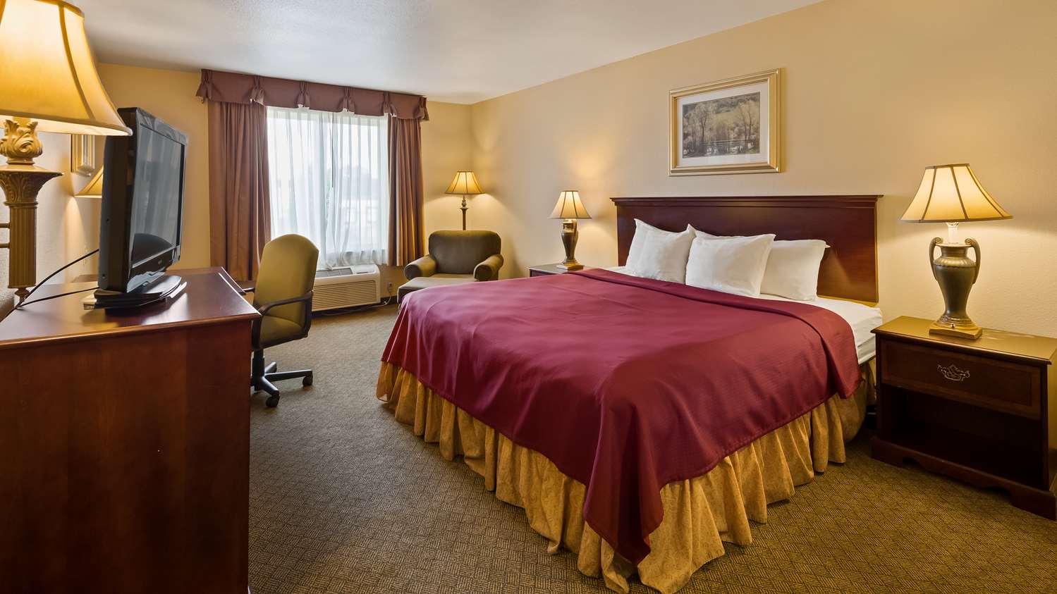 غرفة بسرير كينج، Best Western Penn-Ohio Inn & Suites 2/3