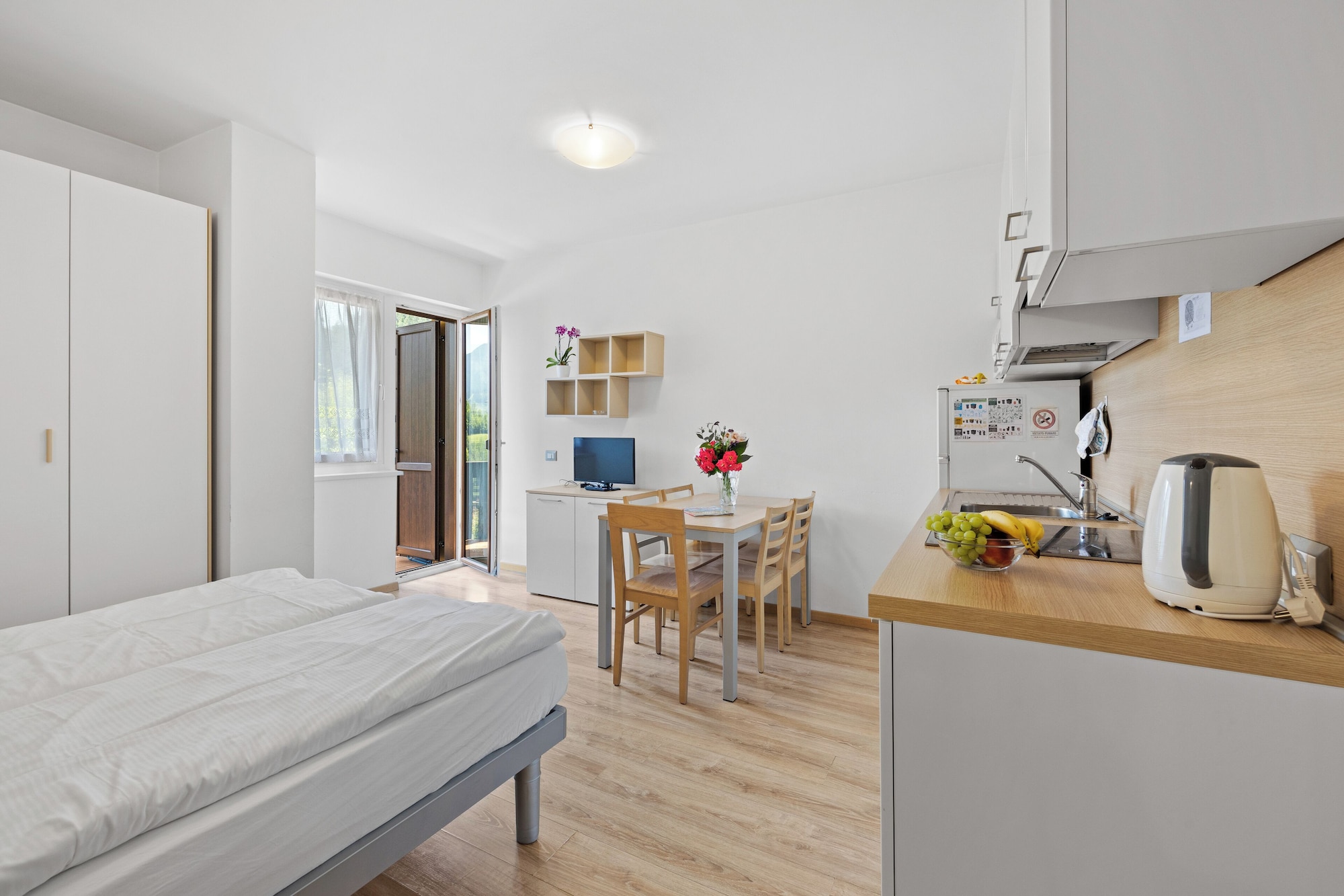 1 Bedroom, Panoramic, Apartment, 1 Double and 1 Single Bed, Murphy Bed, Valley View, Balcony، Residence Lagorai 7/8