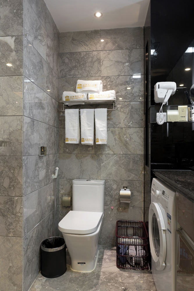 غرفة ديلوكس ثلاثية بإطلالة على المدينة، Yimimi Hotel Apartment (Guangzhou Beijing Road Jiedeng Duhui) 8/10