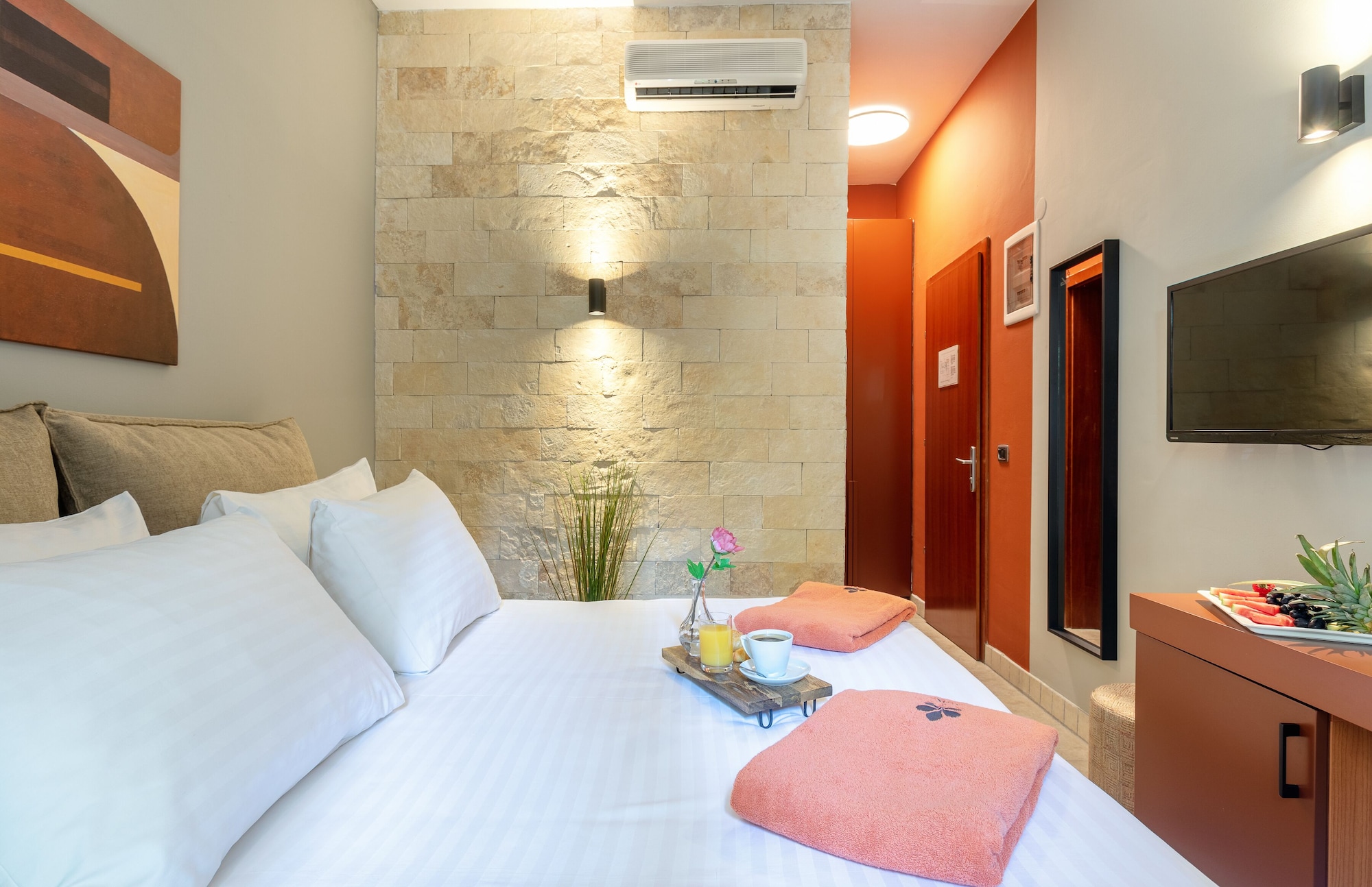 غرفة اقتصادية بسريرين منفصلين، Boutique Beach Resort Podstine 2/5
