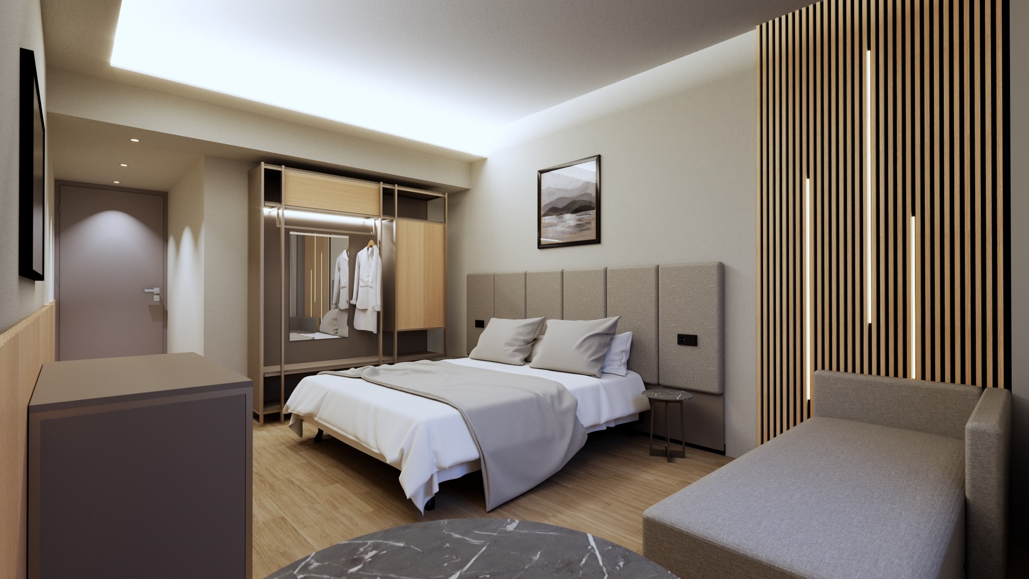 SUPERIOR, SINGLE, DOUBLE BED