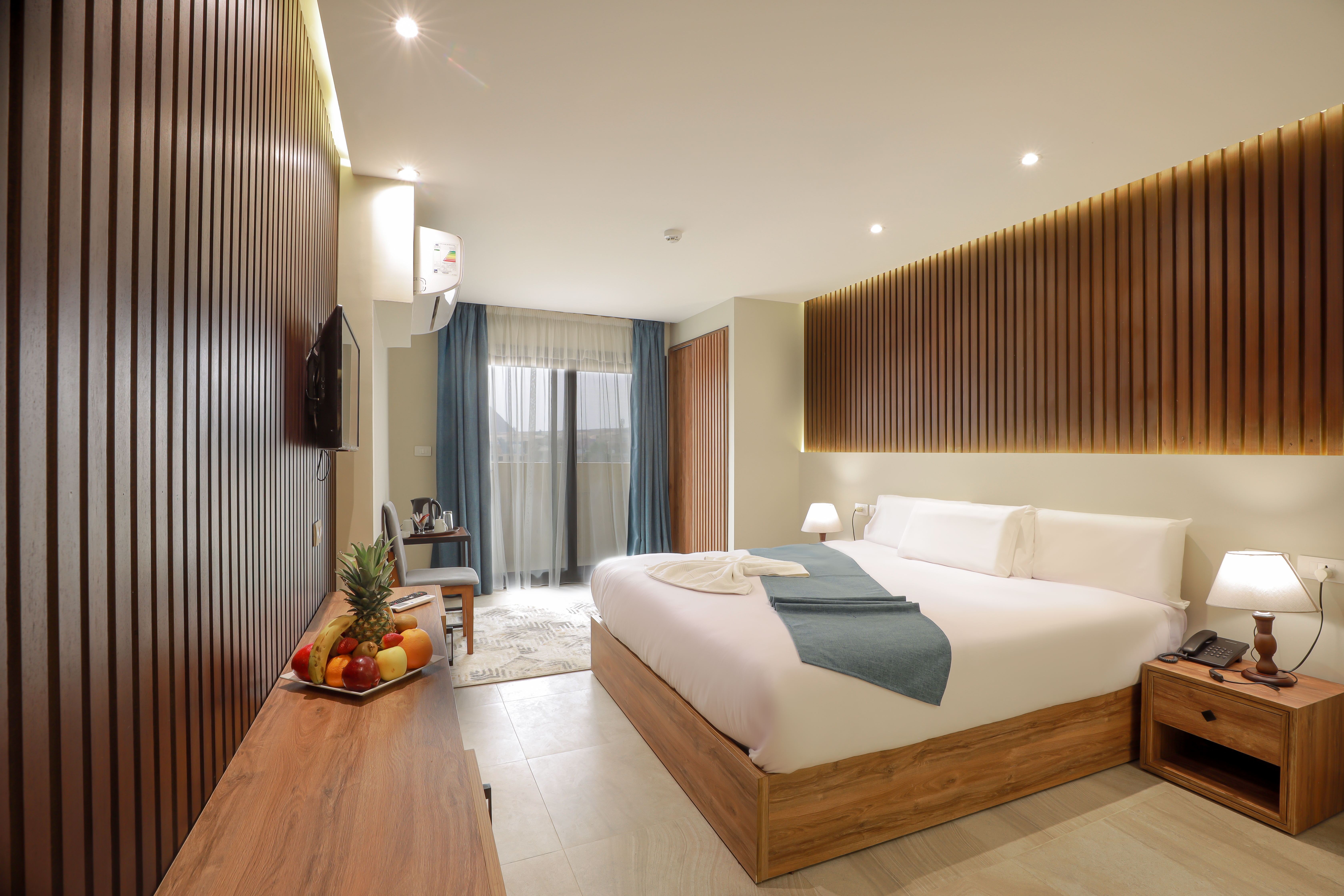 Deluxe Double Room with Pyramid Front View