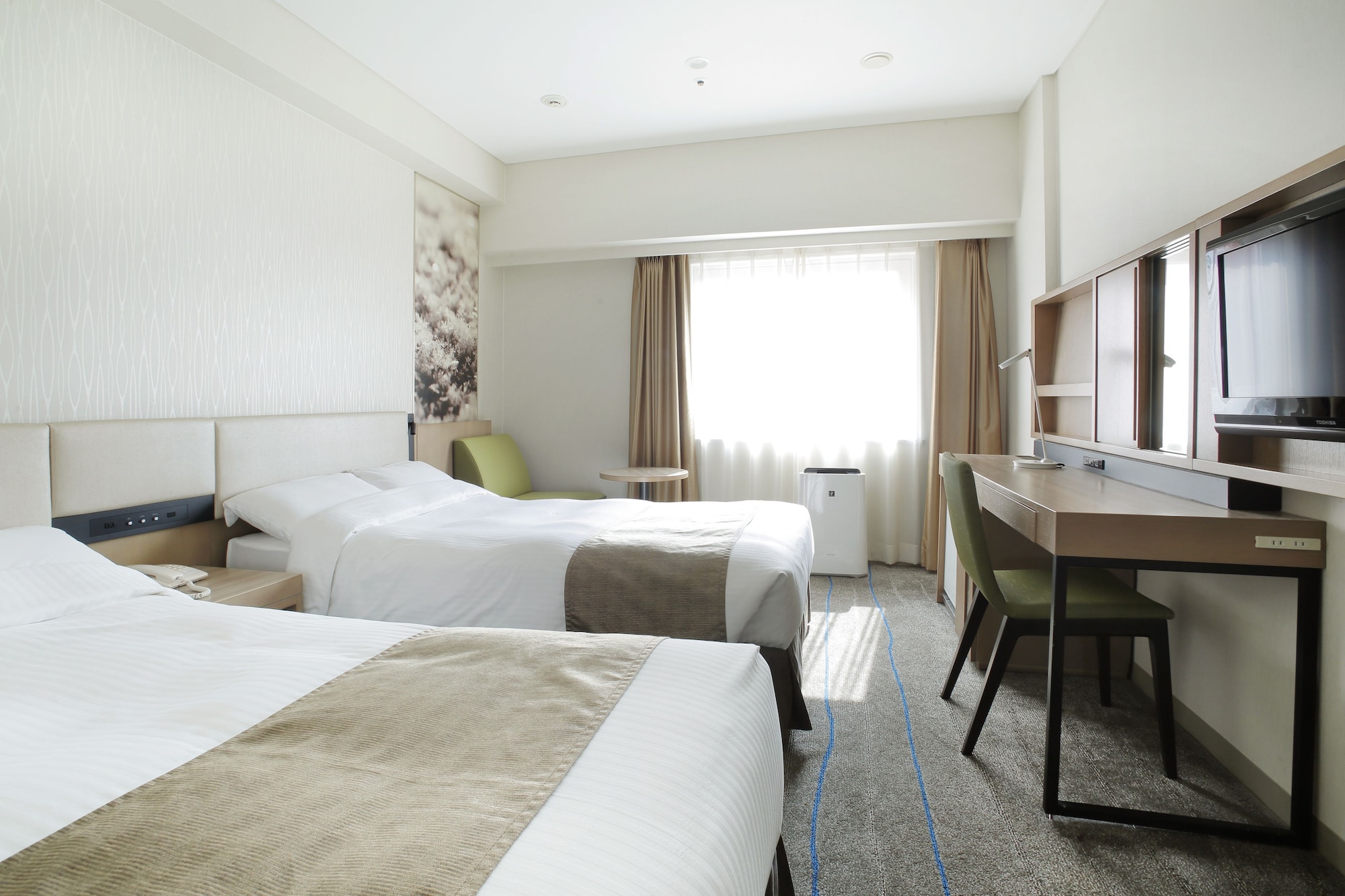 غرفة سوبيريور بسريرين منفصلين، Sapporo Tokyu REI Hotel 3/5