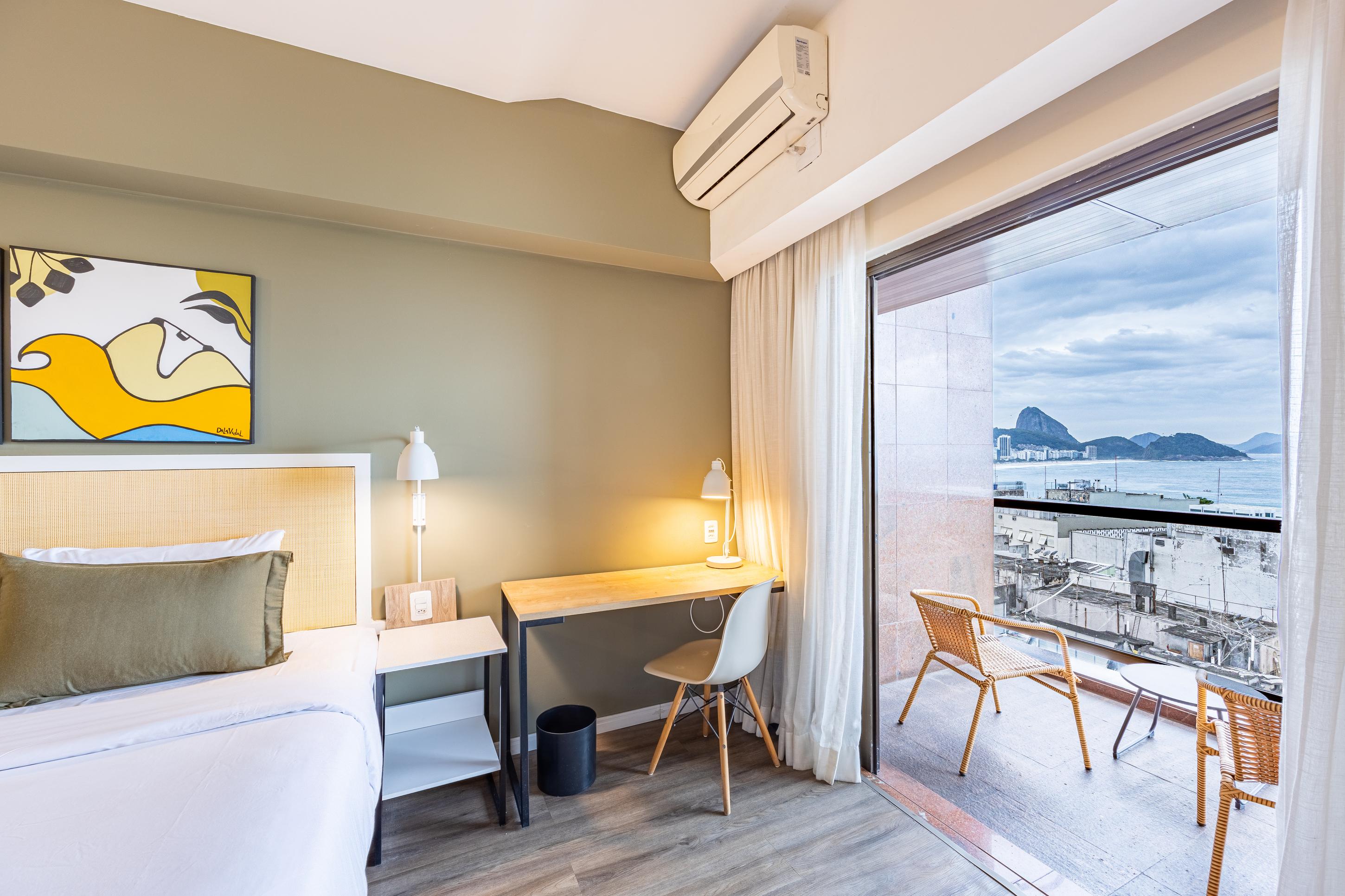Deluxe, Double Bed, Partial Sea View, B&B Hotel Rio De Janeiro Copacabana Posto 5 4/5