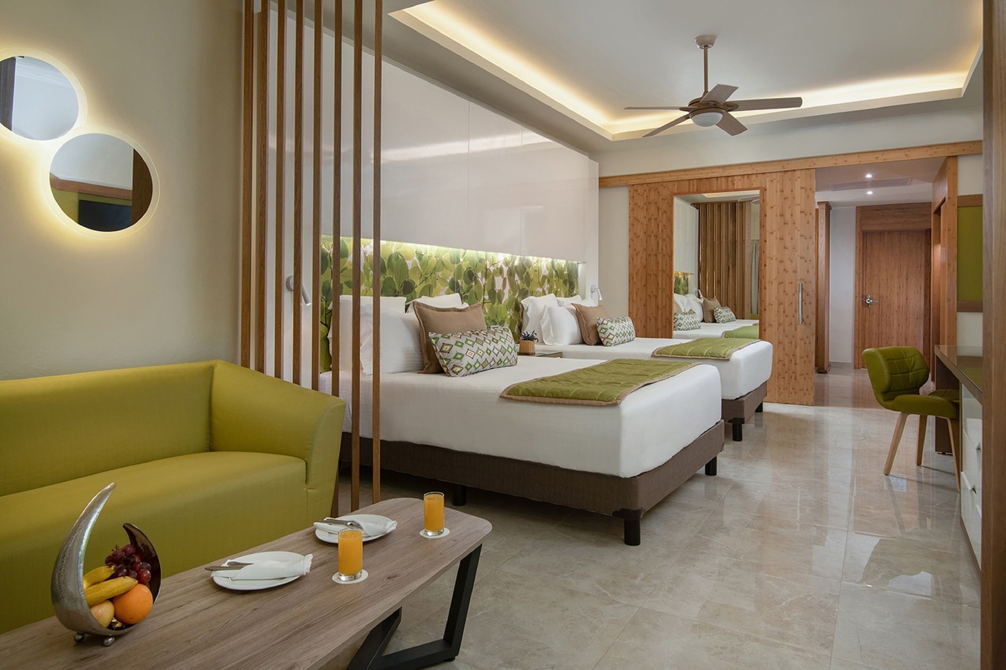 جناح بريميوم جونيور بسريرين كوين بإطلالة على المسبح، Dreams Onyx Resort And Spa Punta Cana 2/4
