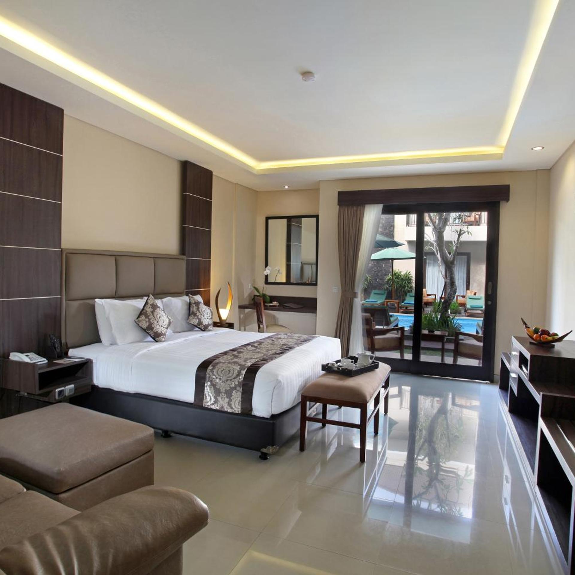 Deluxe, Double Bed, Pool Access