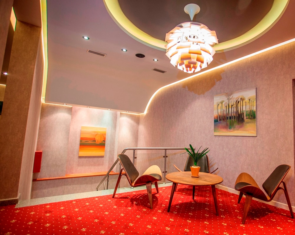 Lobby at LA BOHEME HOTEL, TIRANA