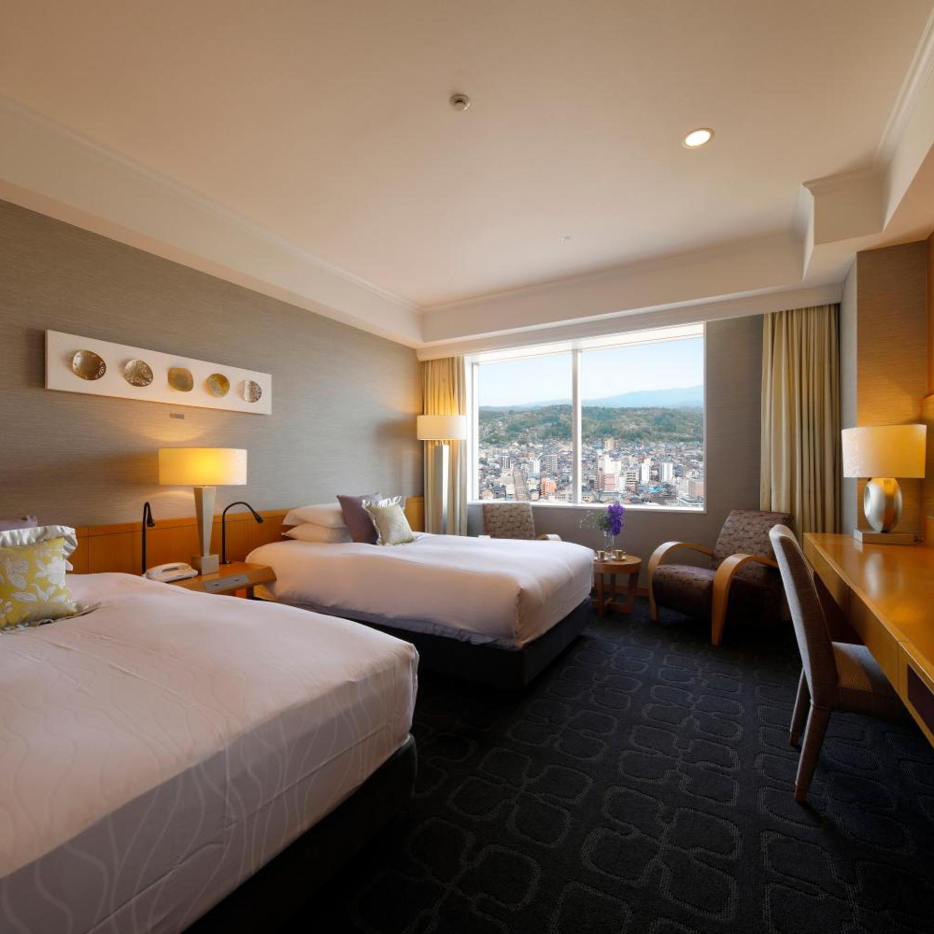 Room, Twin Beds, Luxury Floor