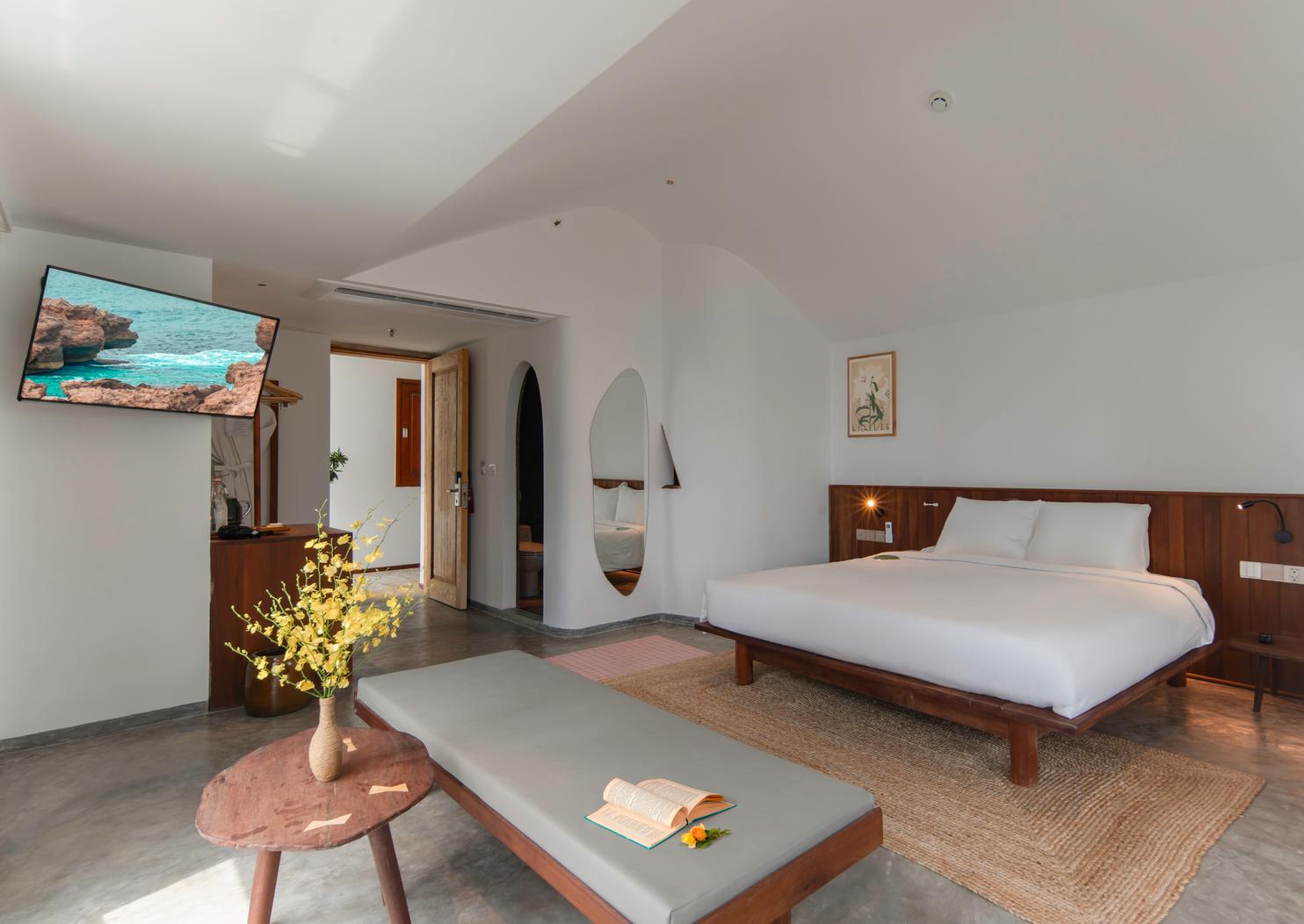 Rustic, Double Bed, Ocean View