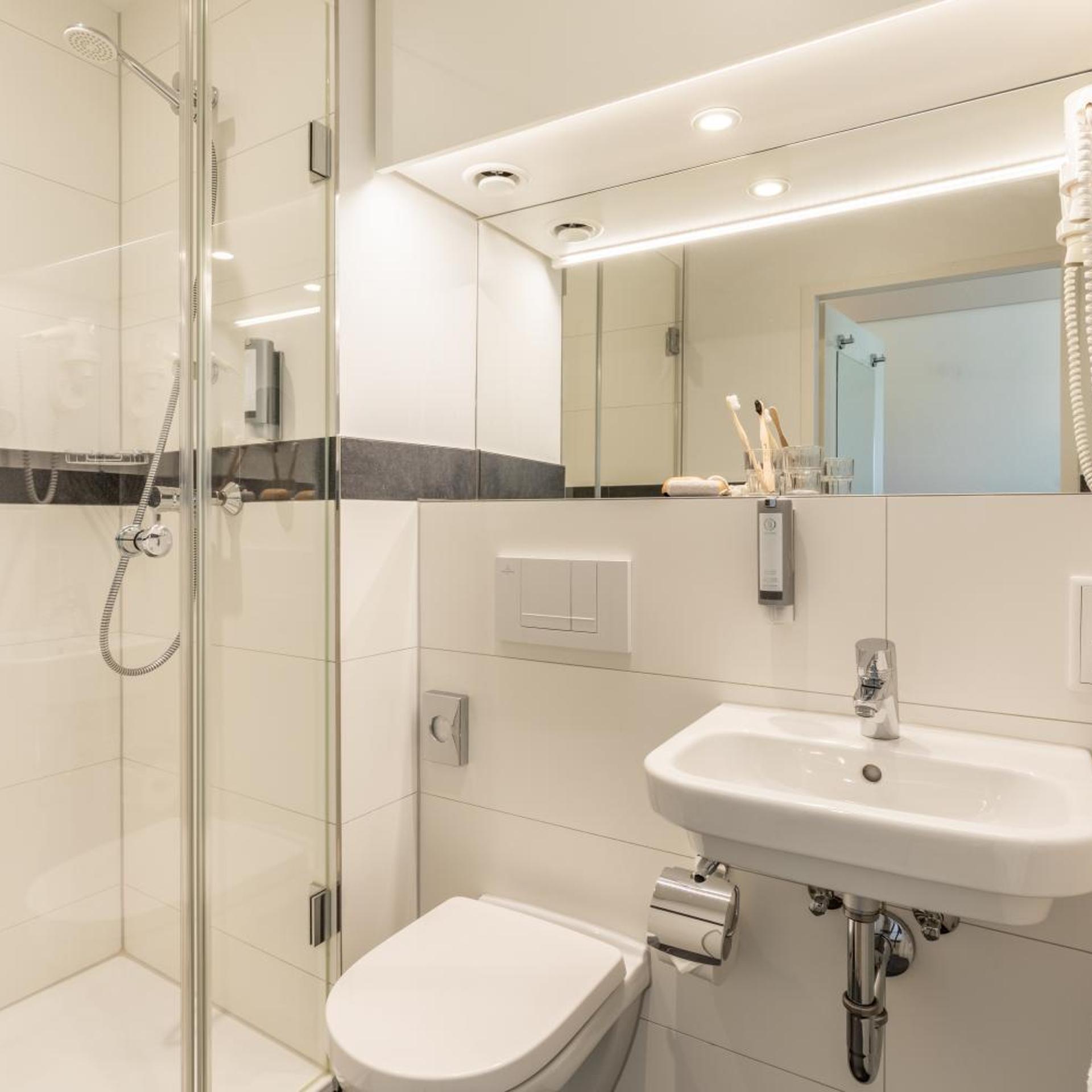 غرفة قياسية بسرير فردي بإطلالة على الحديقة، Select Hotel Osnabruck 4/5