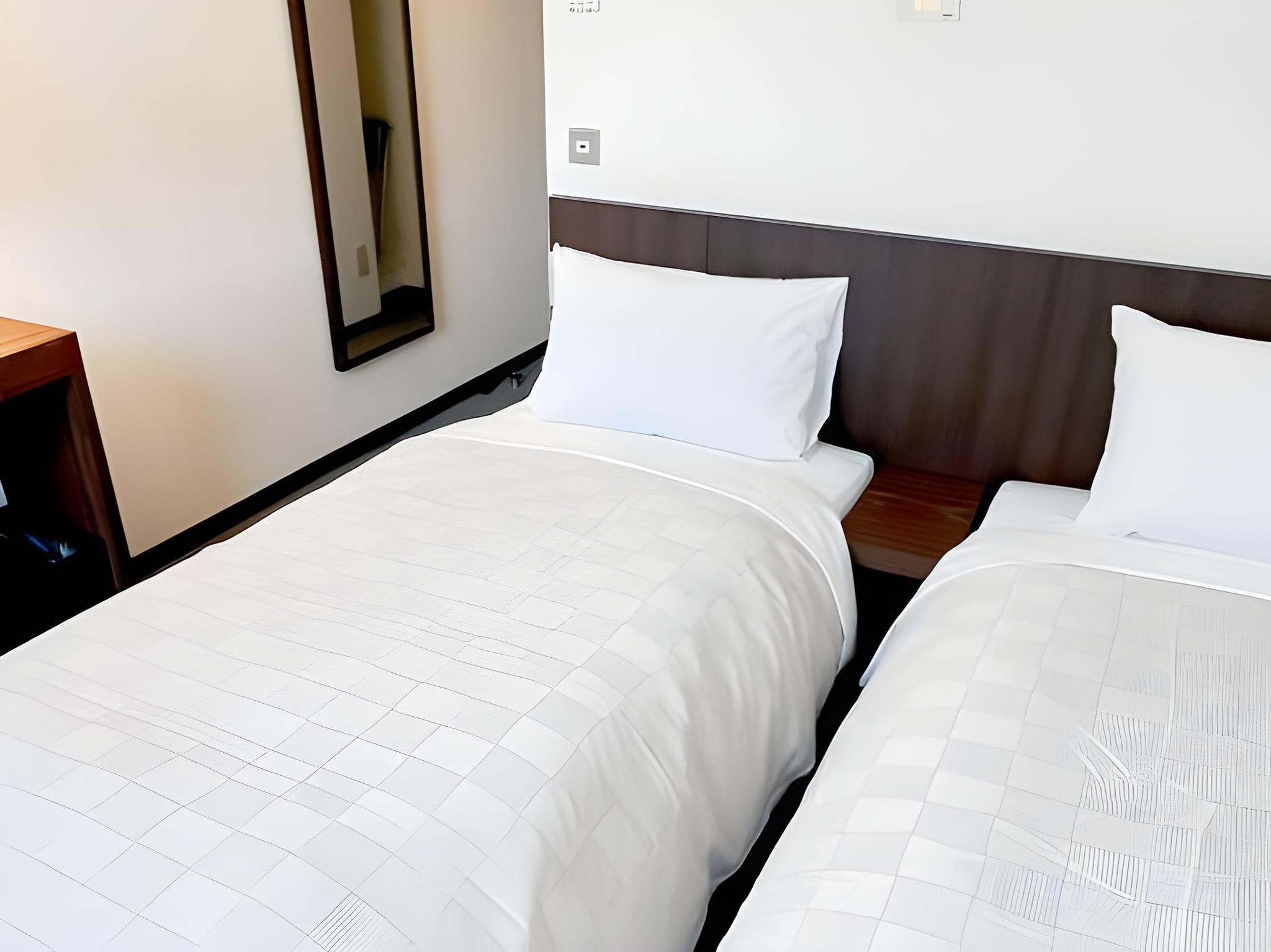 Compact, 2 Double Beds