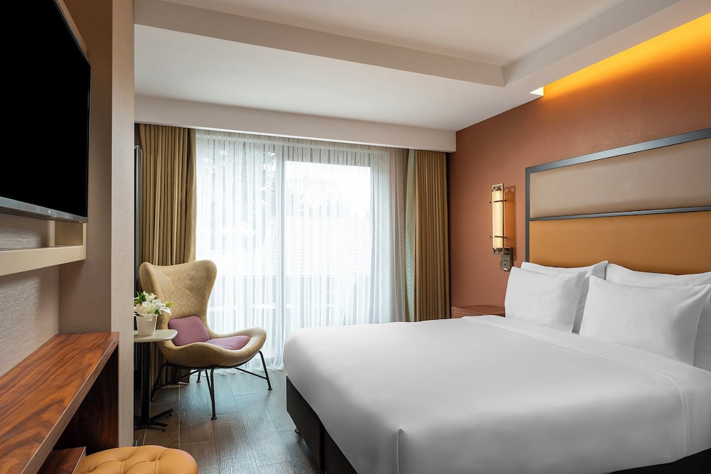 غرفة ركنية بسرير كينج بشرفة بإطلالة جزئية على البحر، Sile Gonen Hotel 5/10