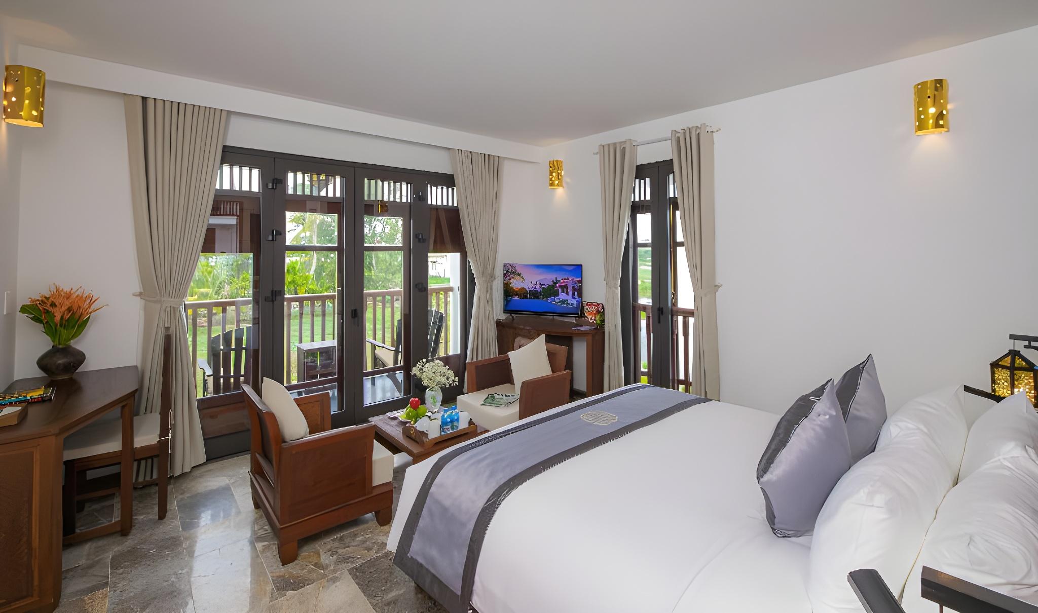 Deluxe, Double or Twin Bed, Rice Field View