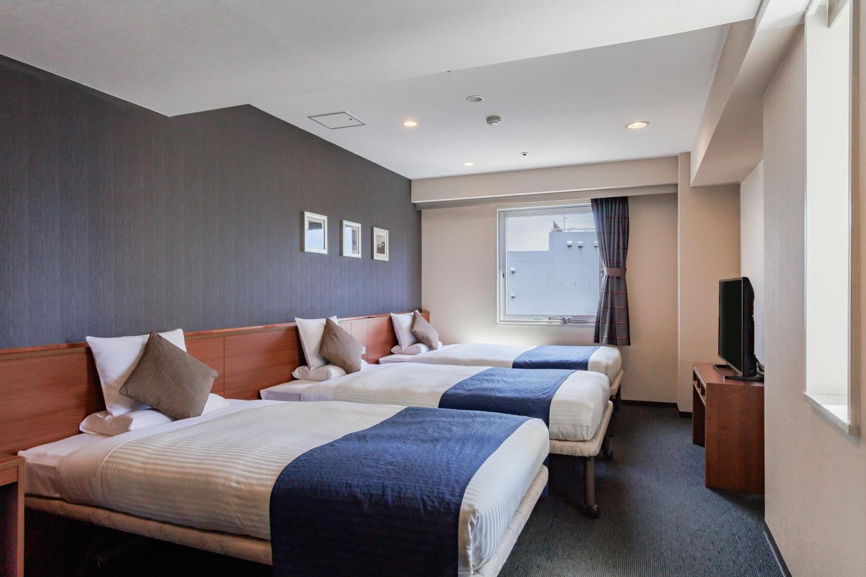 غرفة ديلوكس ثلاثية، Hotel Mystays Nagoya Sakae 3/4
