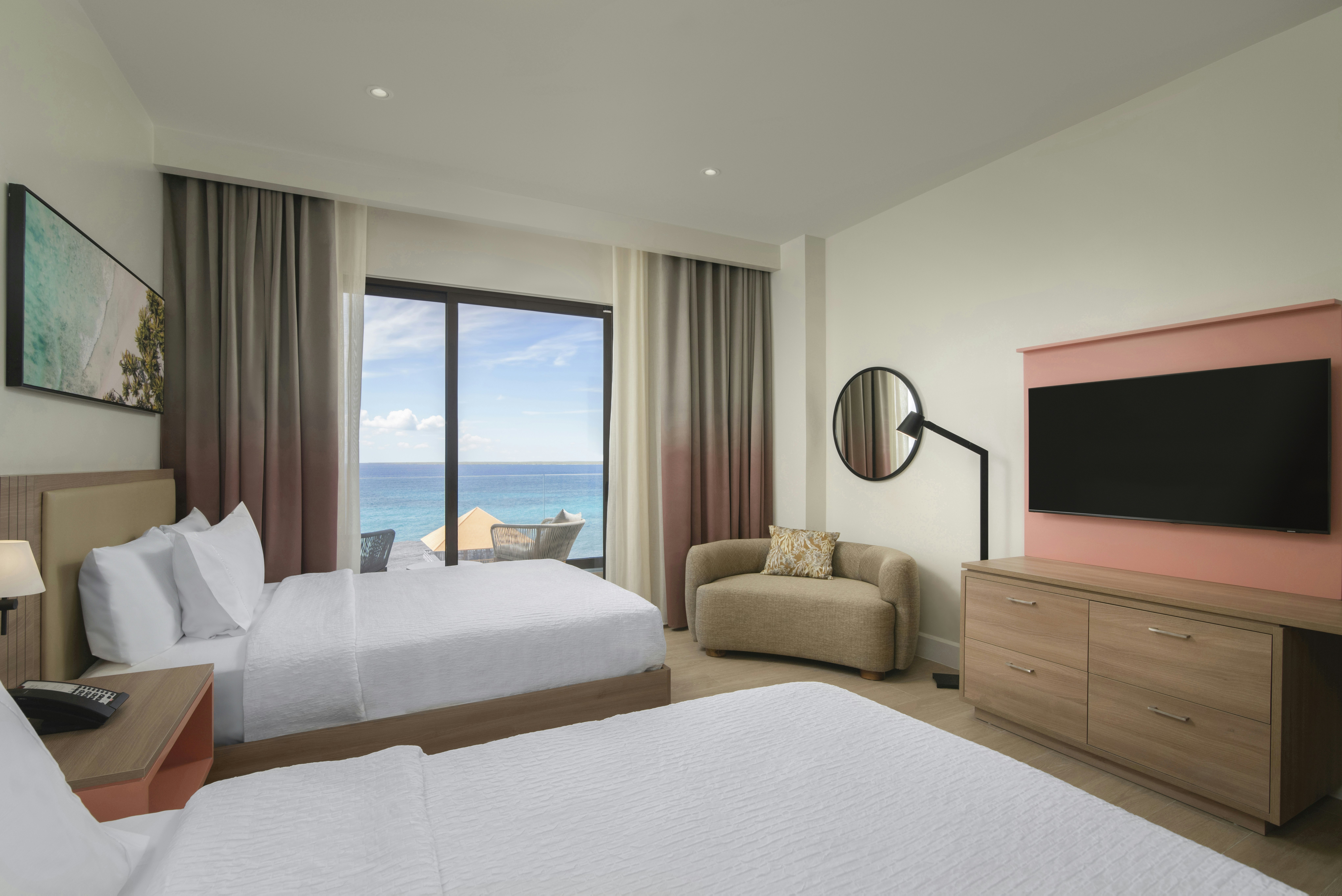 Premium, 2 Queen Beds, Ocean Front