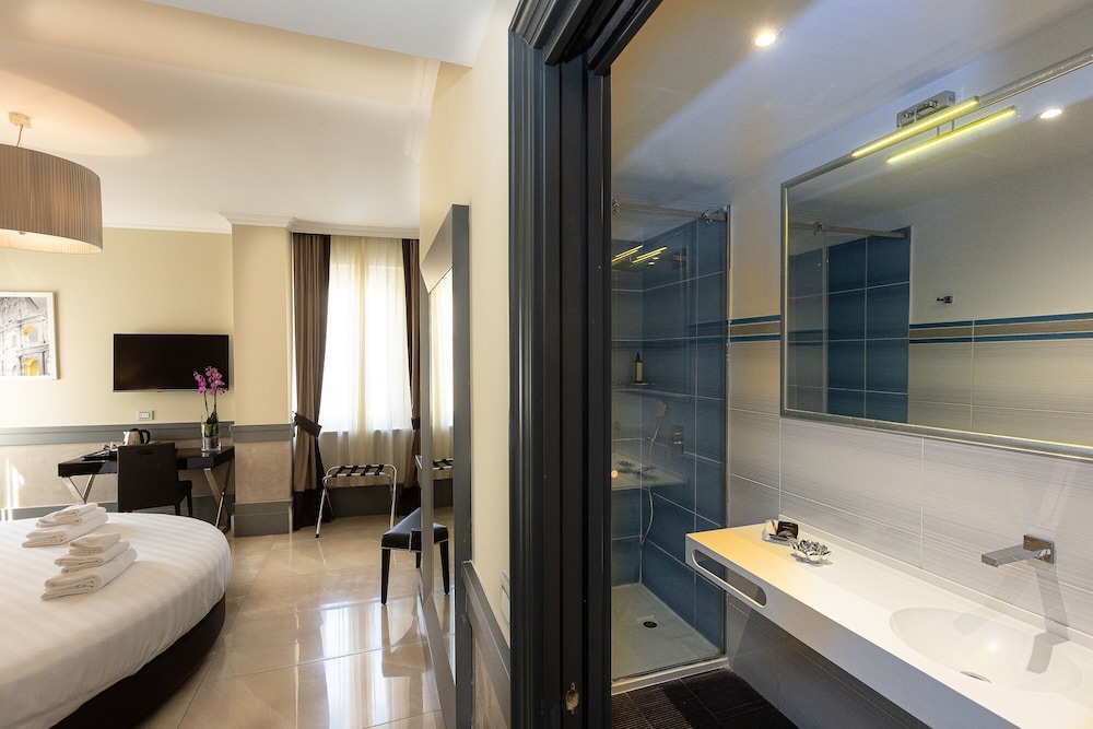 غرفة ديلوكس بسرير مزدوج، Hotel Castellino Roma 6/8