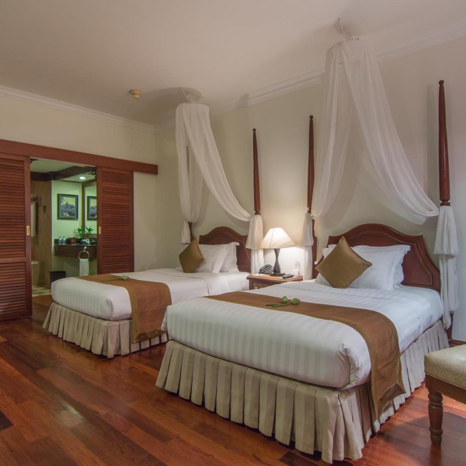غرفة ديلوكس بإطلالة على الحديقة، PALACE RESIDENCE & VILLA SIEM REAP 6/10