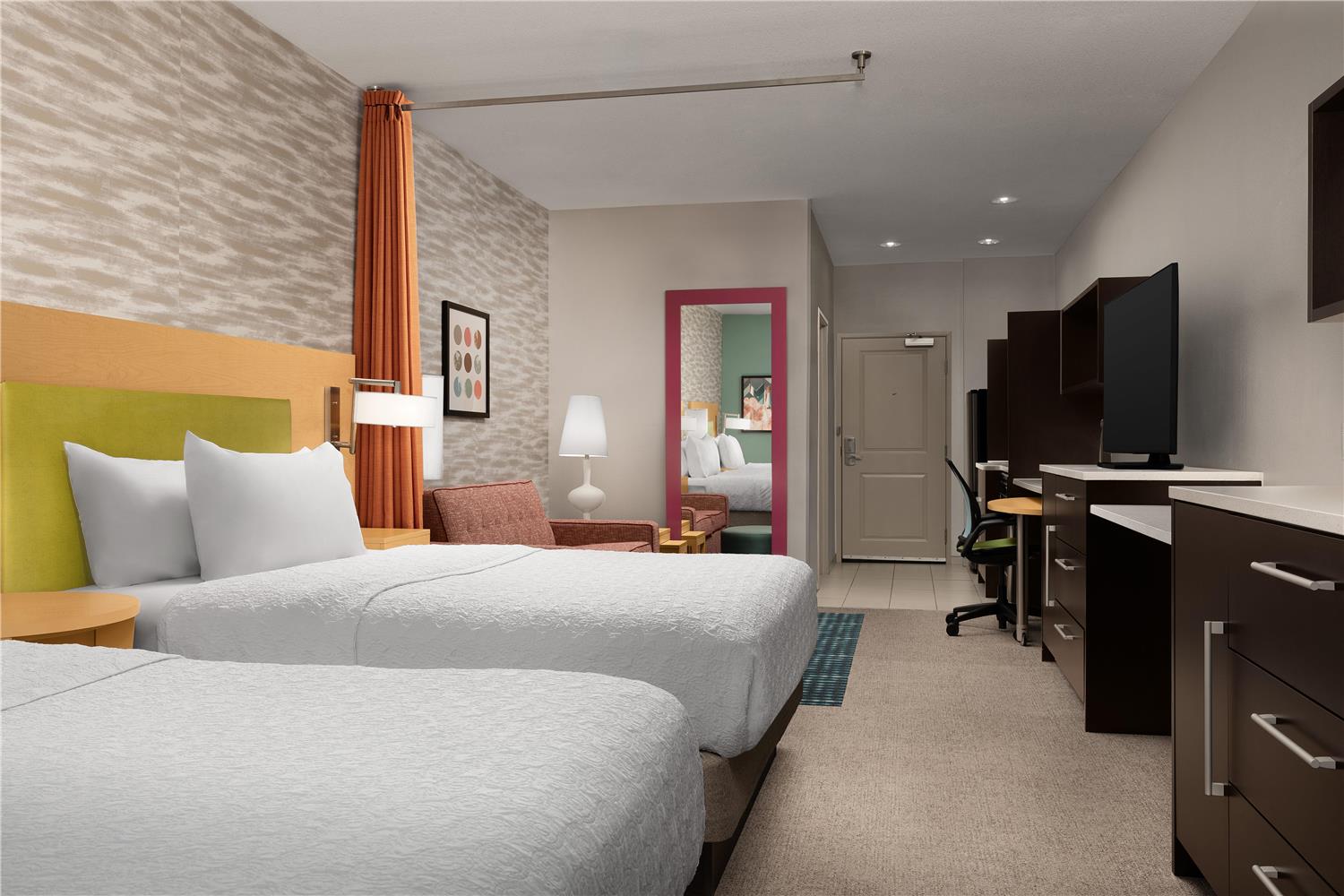STUDIO, SUITE, 2 QUEEN BEDS, ACCESSIBLE